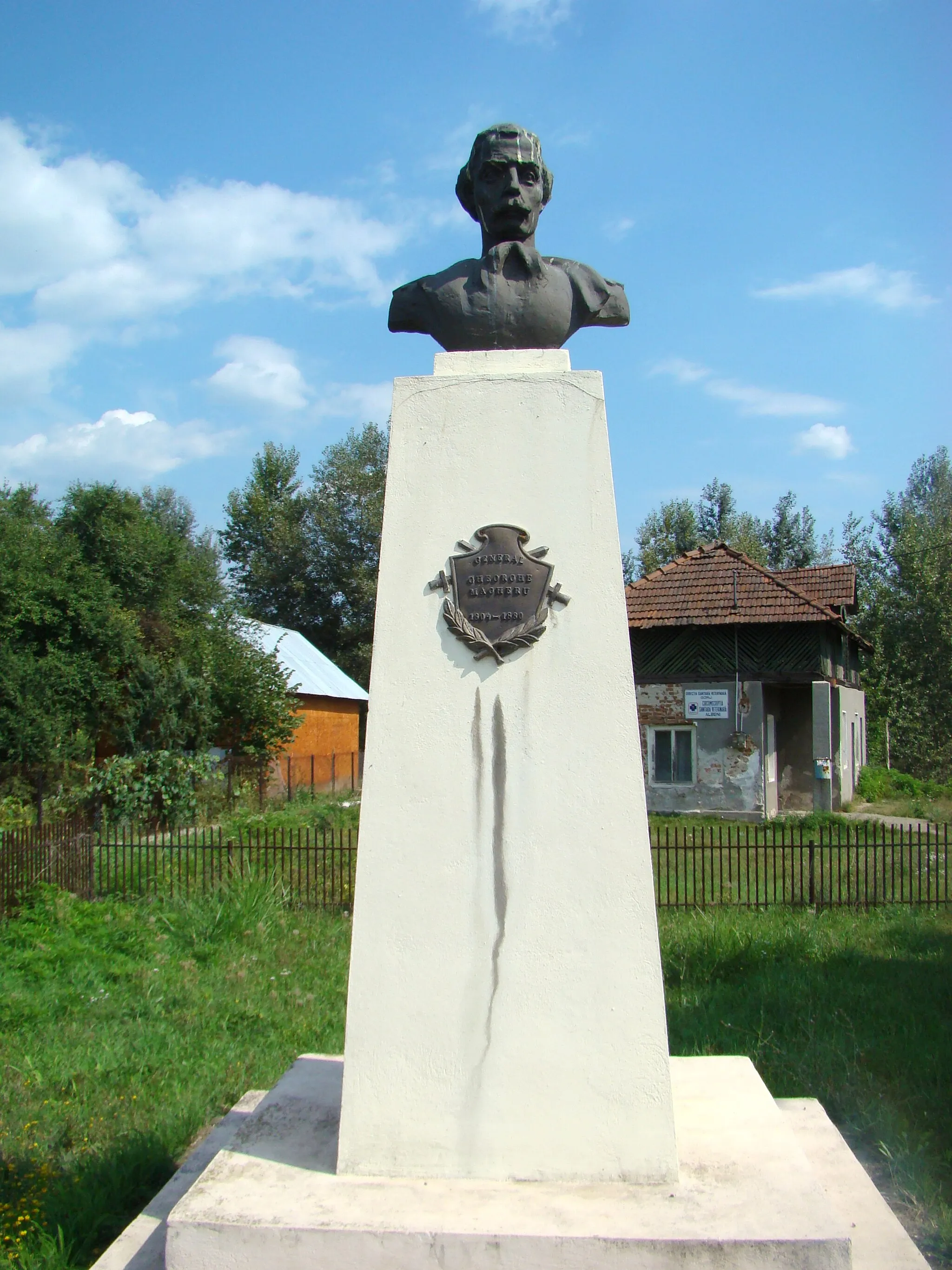 Photo showing: Bustul generalului Gheorghe Magheru