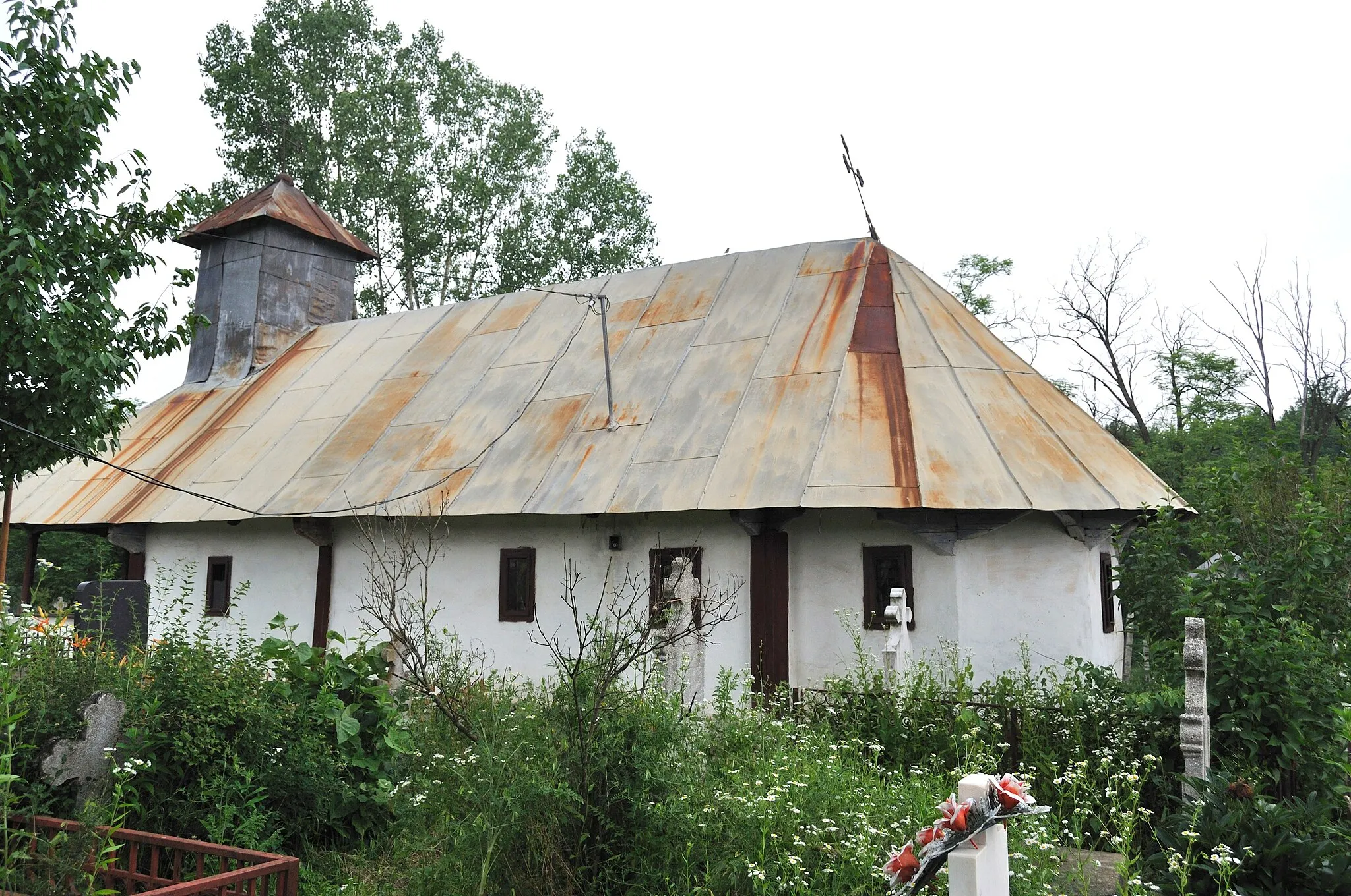 Photo showing: Biserica de lemn „Cuvioasa Paraschiva” din Ciuperceni, județul Gorj