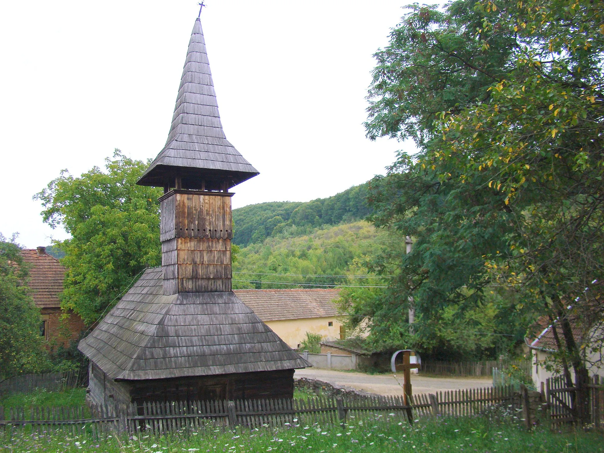 Photo showing: Biserica de lemn „Întâmpinarea Domnului” din Groșii Noi-Arad