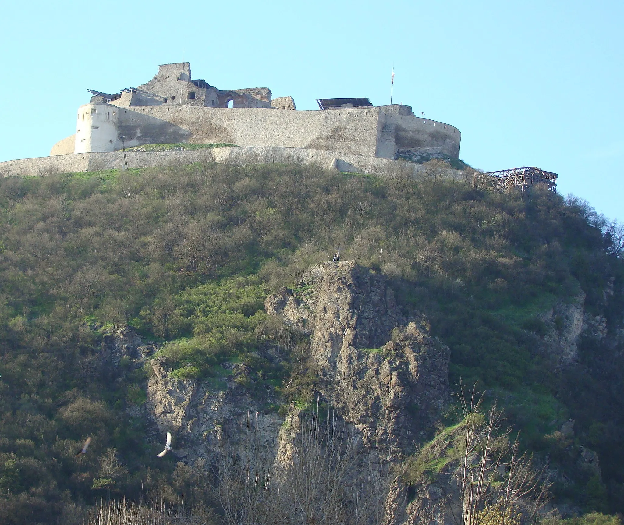 Photo showing: Deva Citadel, Hunedoara county, Romania