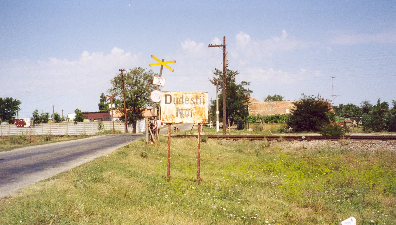 Photo showing: Neubeschenowa Dudestii_Noi Orteingangsschild