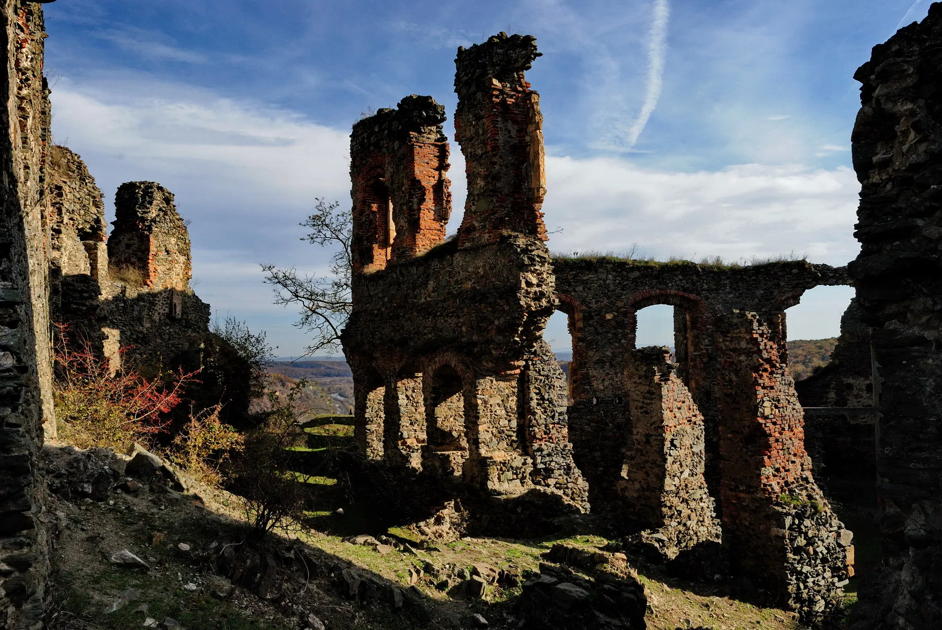 Photo showing: Cetatea Șoimoș (ruine)