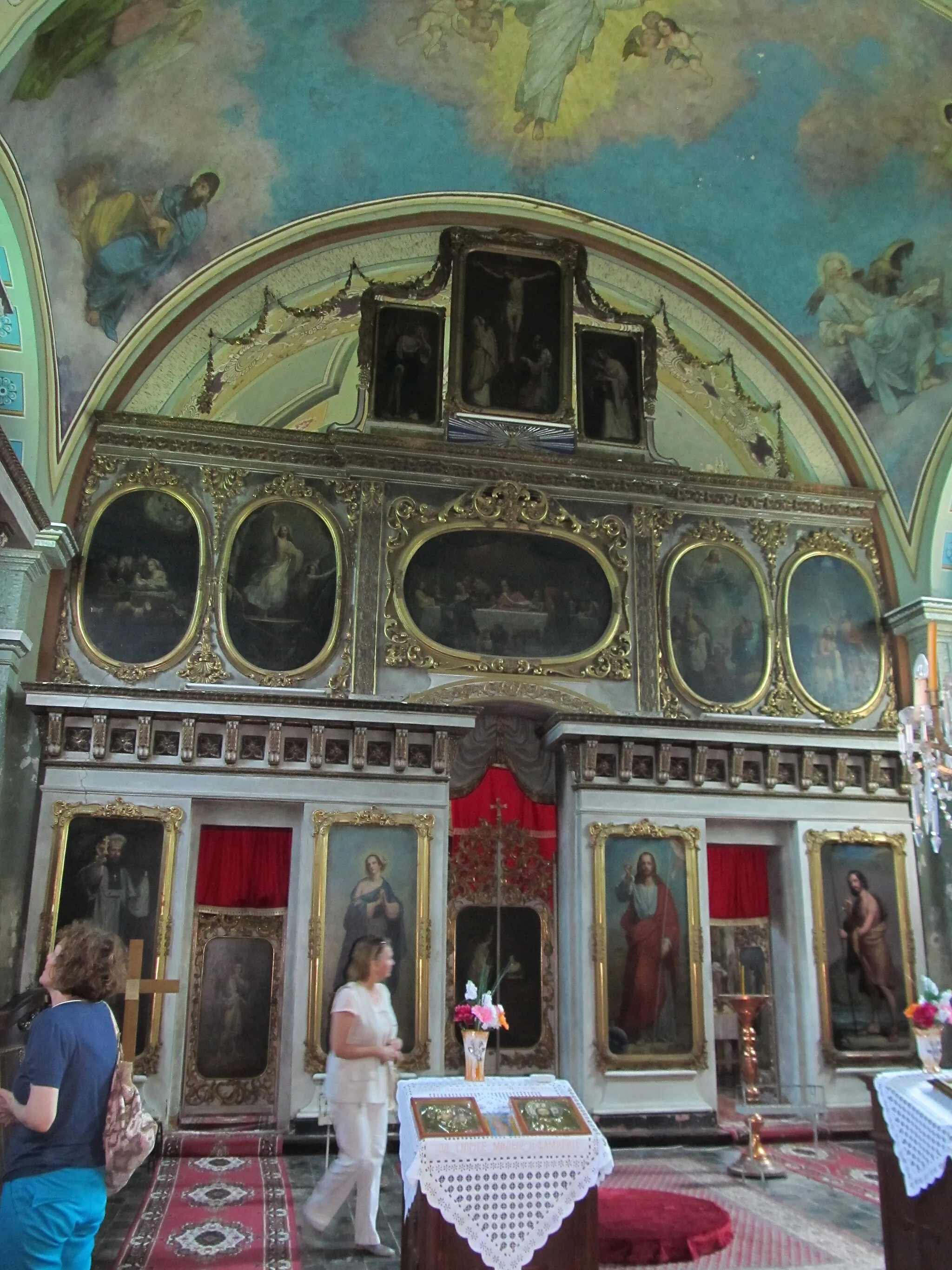 Photo showing: Serbian Orthodox church of the Ascension of the Lord in Jarkovac - iconostasis