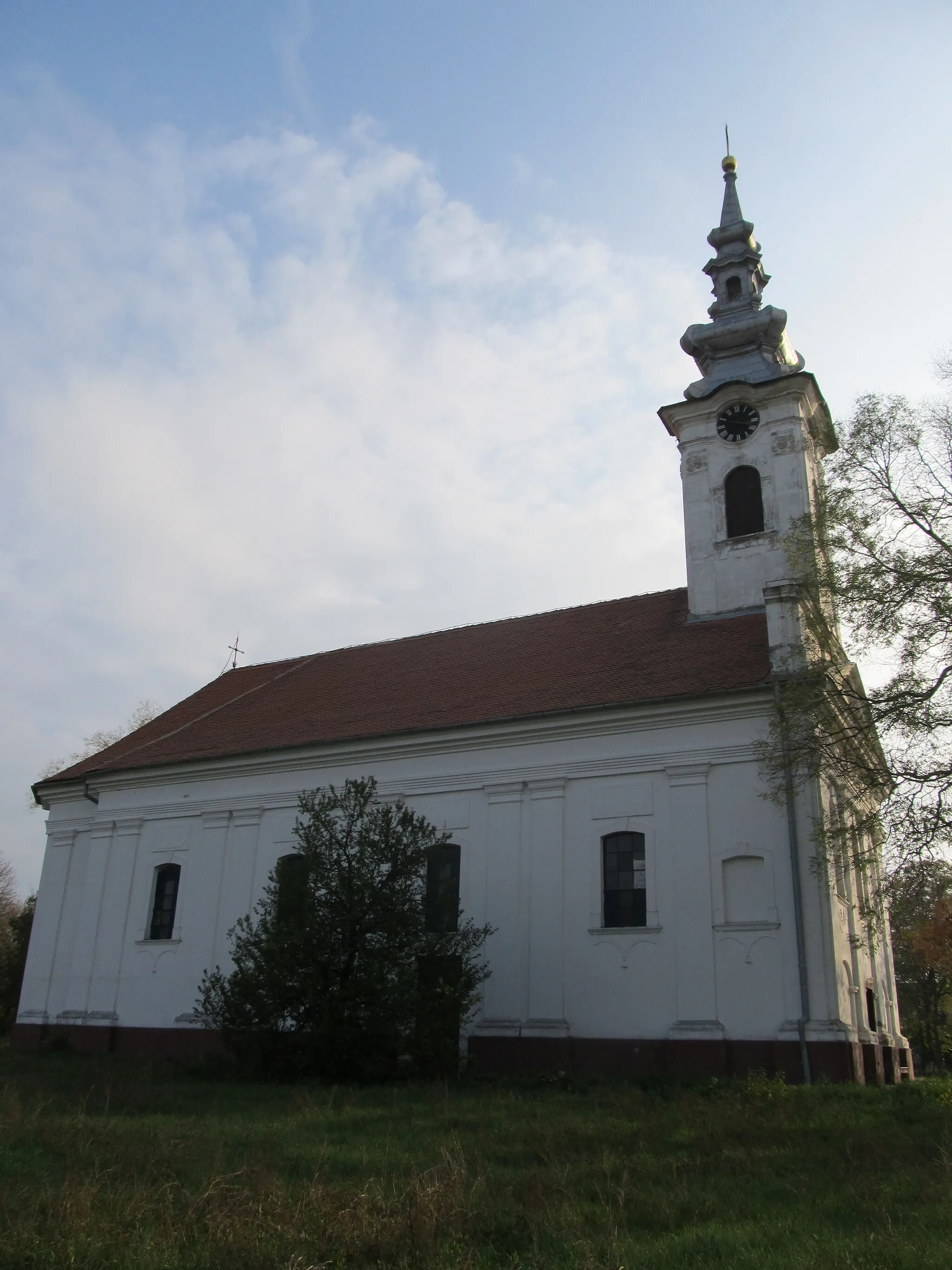 Photo showing: Serbian Orthodox church of Ascension of the Lord in Jarkovac - northern facade