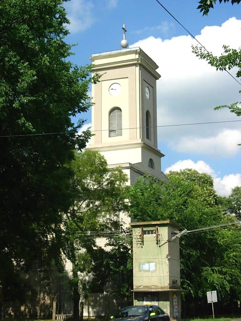 Photo showing: The Saint Agatha Virgin and Martyr Catholic Church in Nova Crnja.