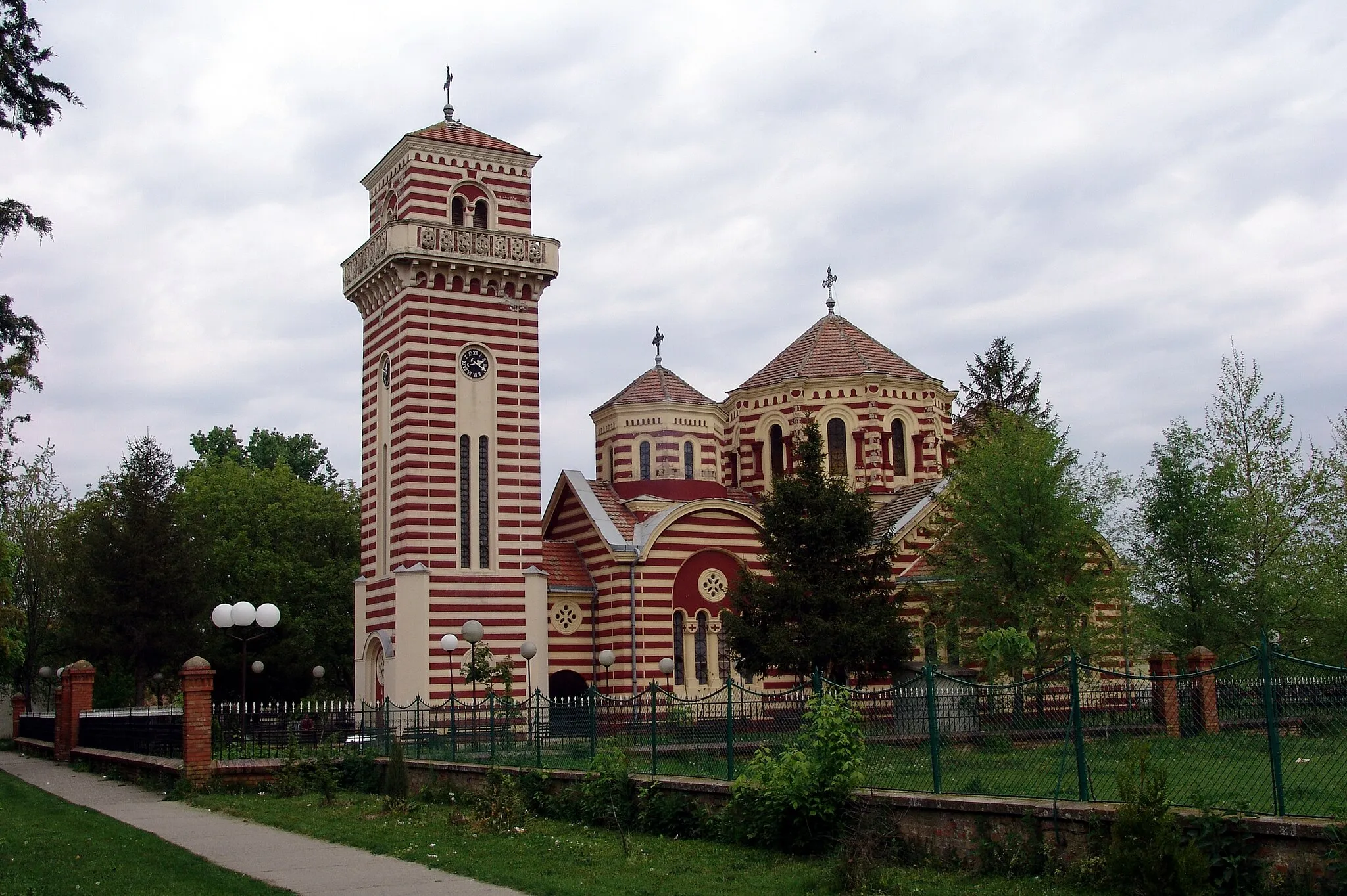 Photo showing: Serbian Orthodox church of the Presentation of Mary in Orlovat