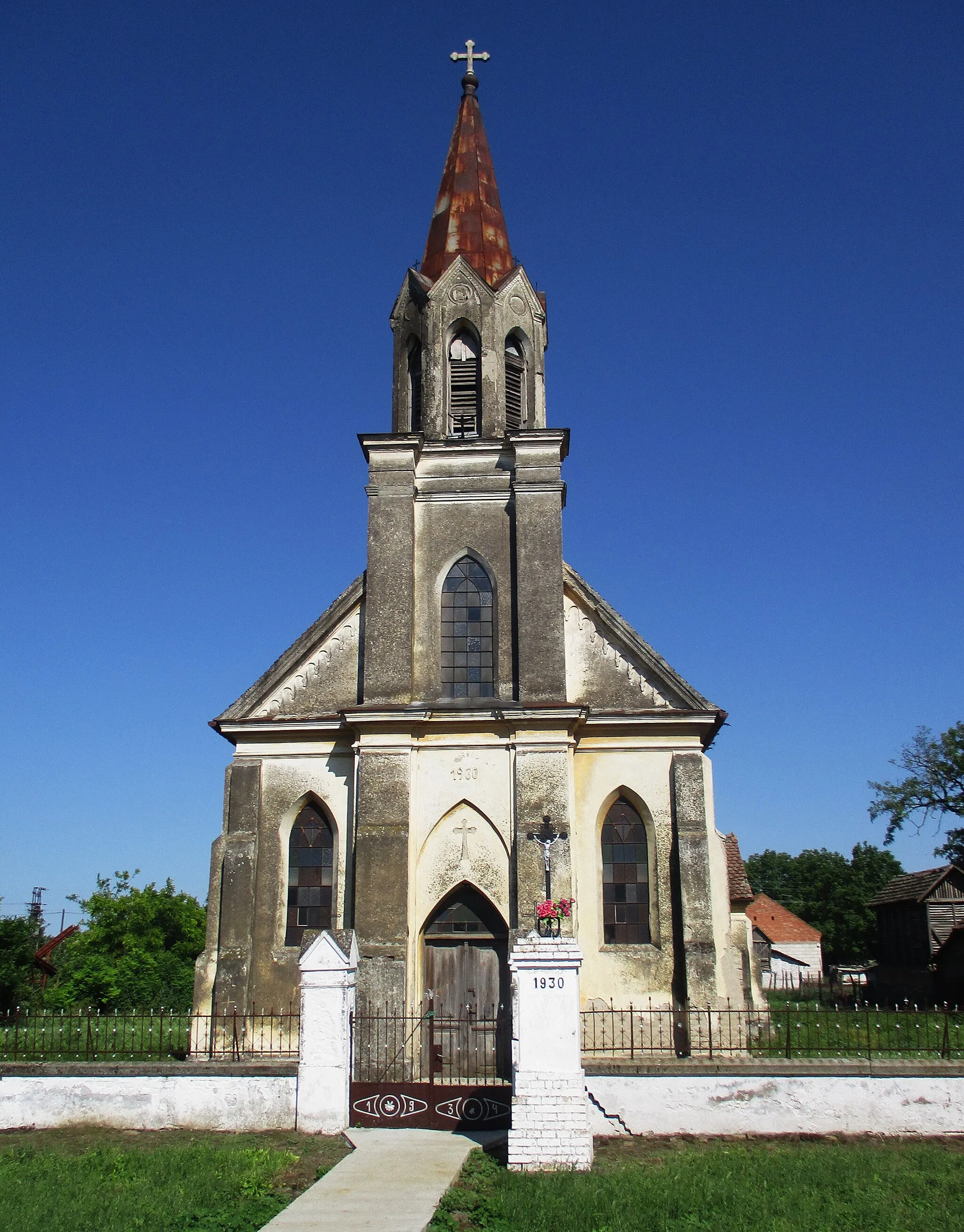 Photo showing: Roman Catholic church in village Radojevo, municipality of Nova Crnja, Vojvodina province