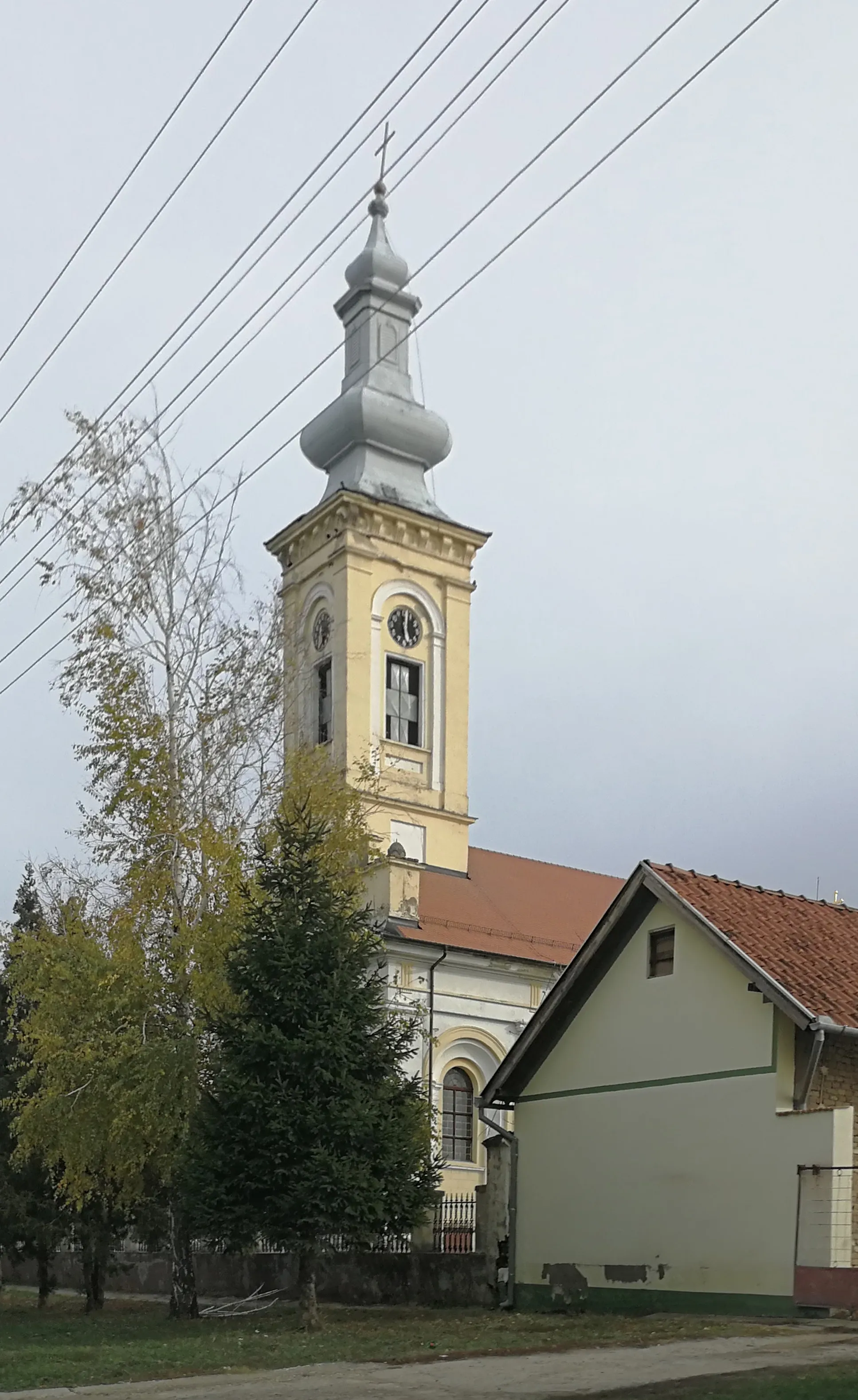 Photo showing: Church in Samoš, Kovačica commune, South Banat District, Serbia