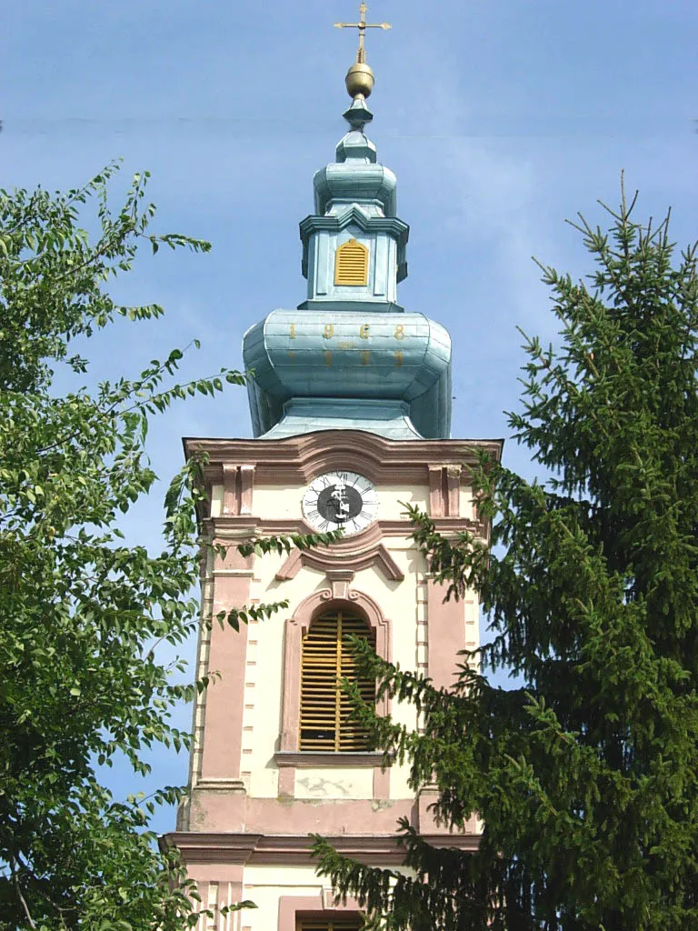 Photo showing: The Romanian Orthodox church in Seleuš.