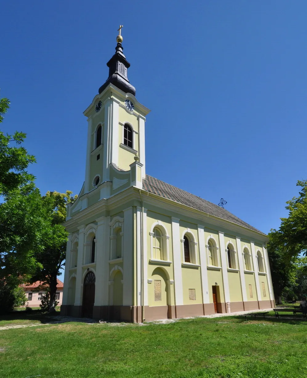 Photo showing: Serbian Orthodox church of Saint Sava and Saint Simeon in Srpski Itebej