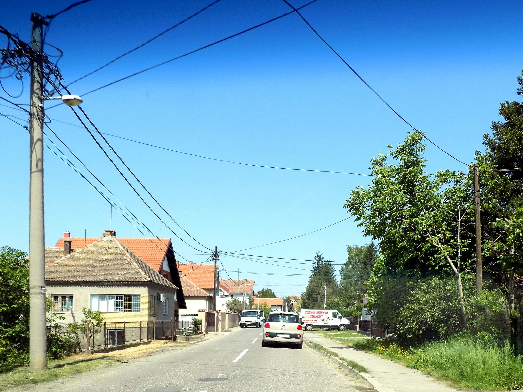 Photo showing: Entrance to in Ostružnica, suburban settlement of Čukarica, a municipality of the city of Belgrade, Serbia