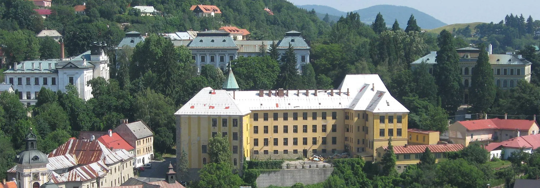 Photo showing: Former Academy of Mining and Forestry, Banksa Stiavnica, Slovakia