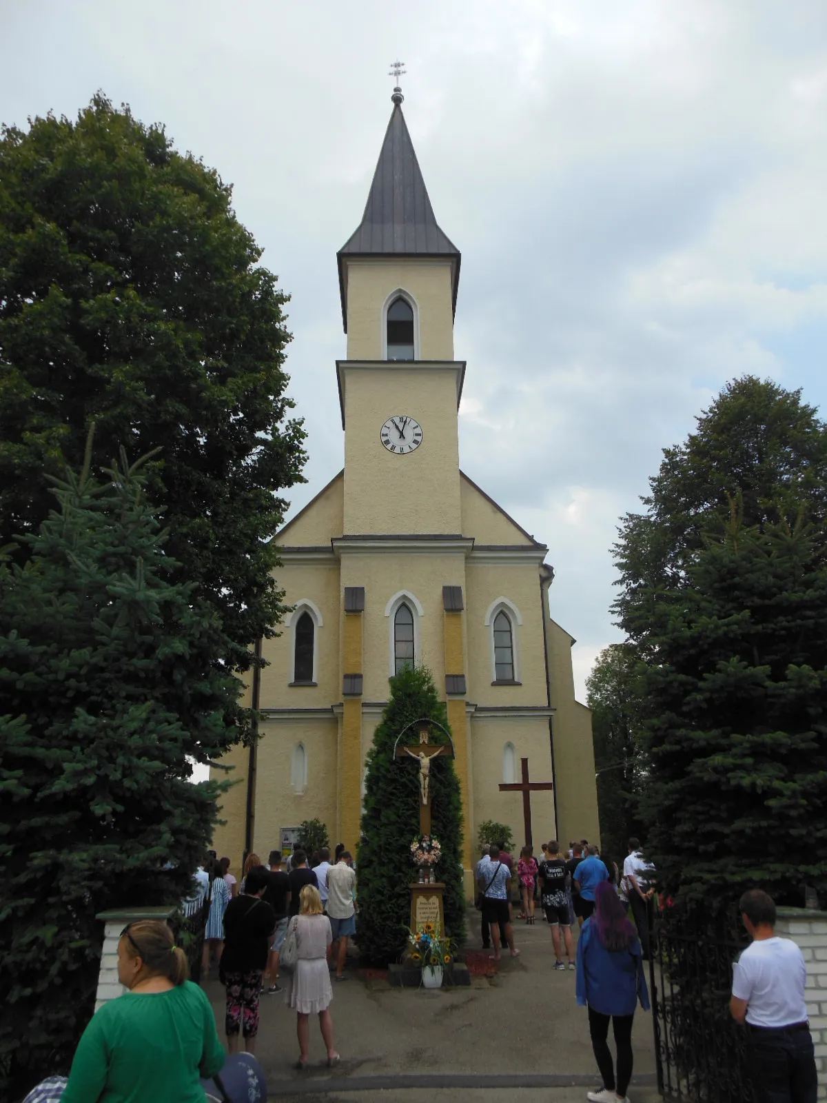 Photo showing: Kermesse in Čierne, Slovakia. August 2018. St. Ignatius Church.