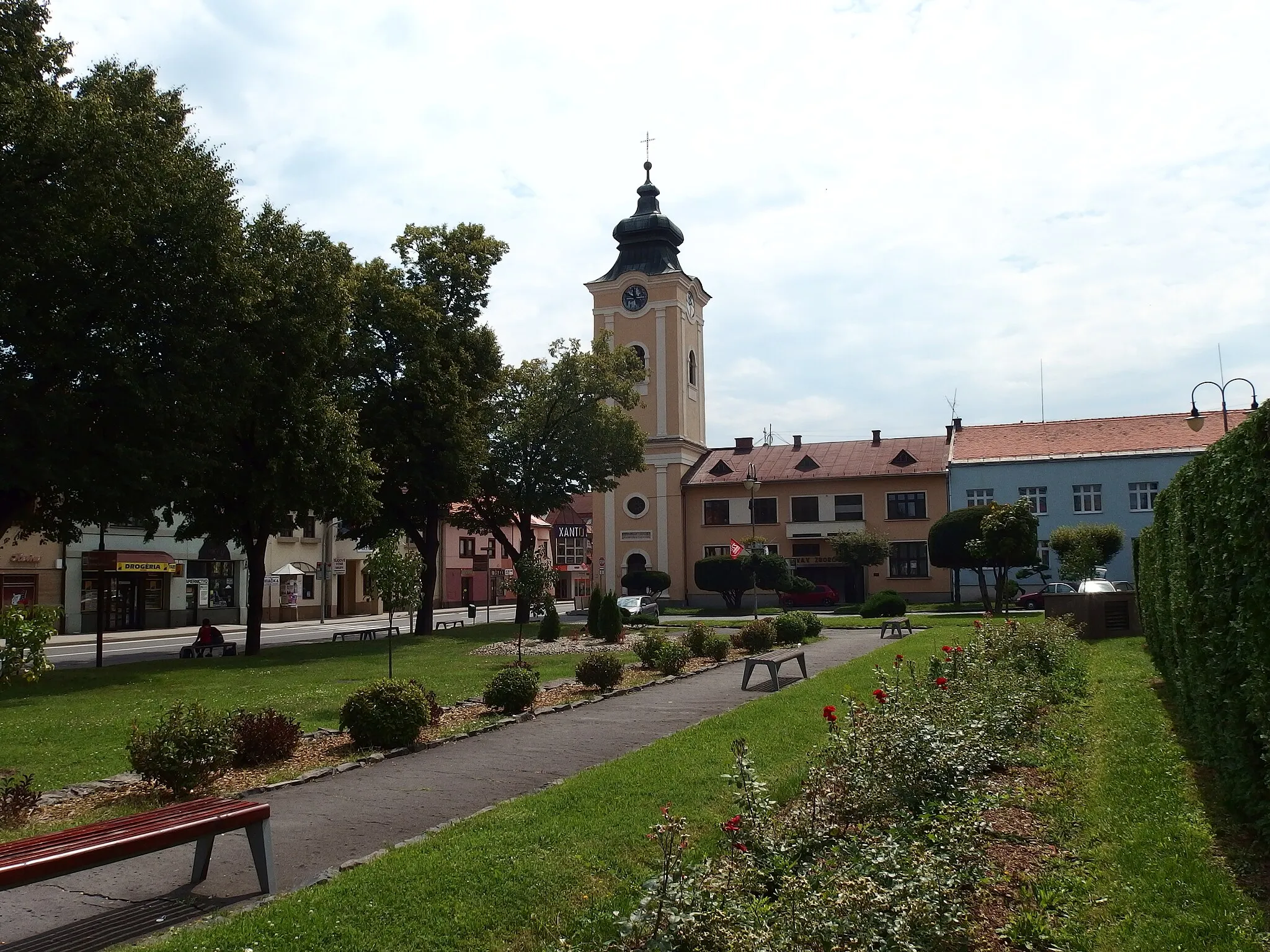 Photo showing: Krupina, Slovakia. Square Svätotrojičné námestie.
