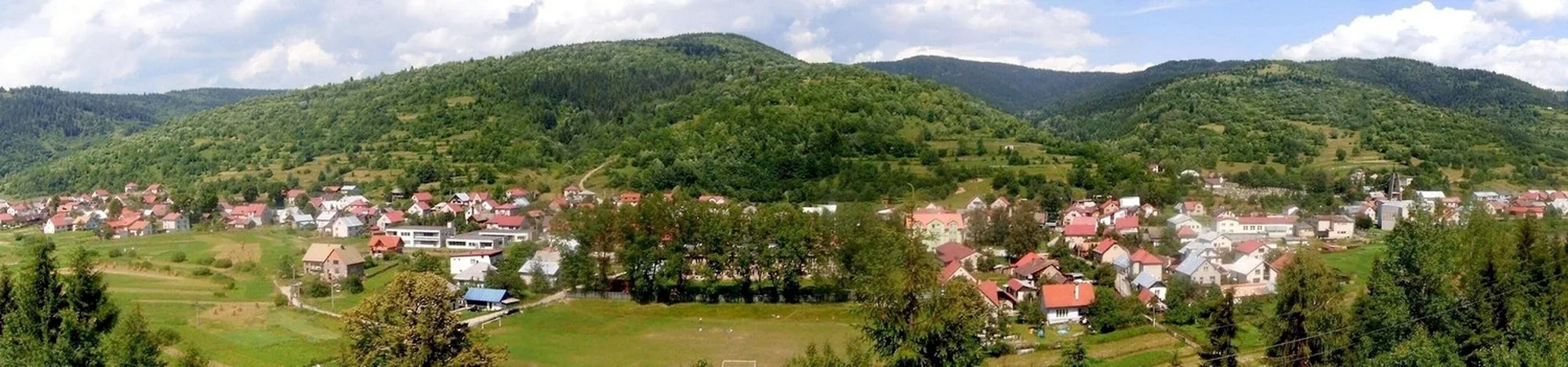 Photo showing: Zborov nad bystiricou Slovakian vilage
