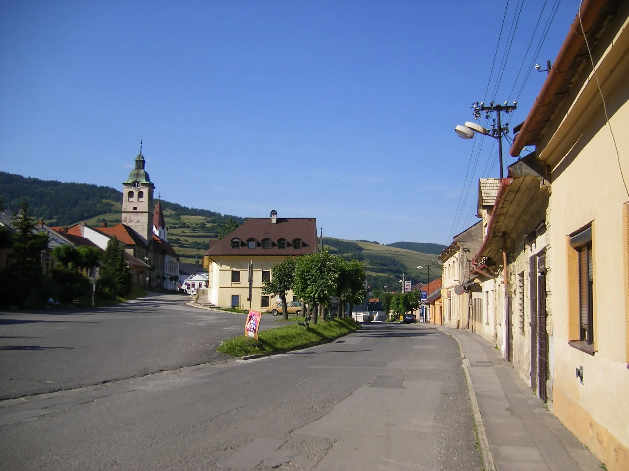 Photo showing: Gelnica, Main Square