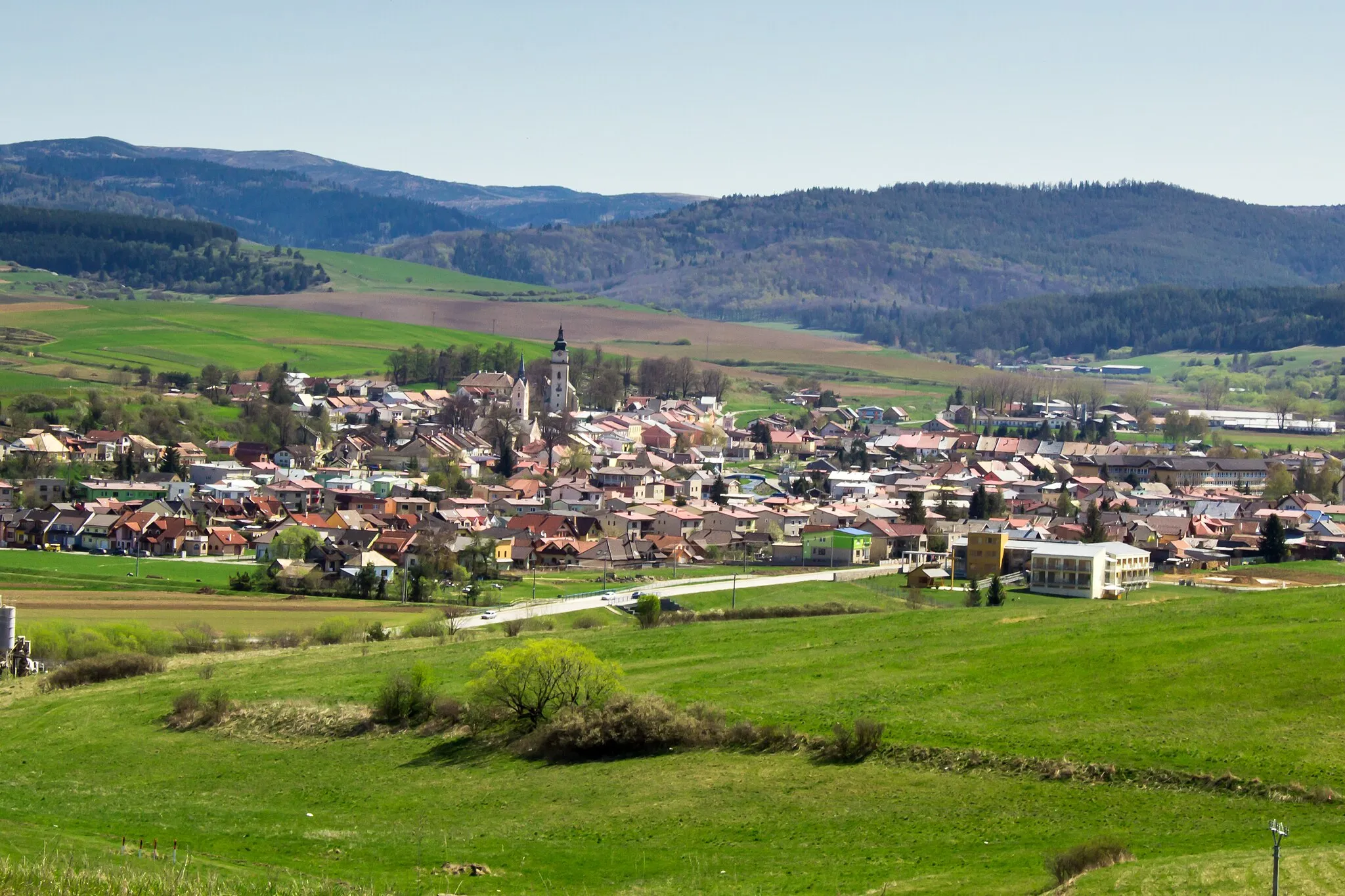 Photo showing: Pohľad na obec Ľubica