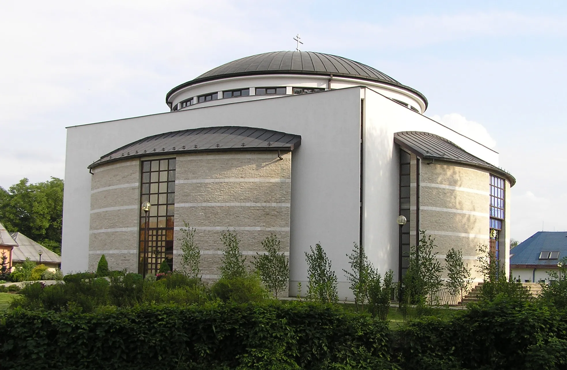 Photo showing: Byzantine Catholic Church of the Holy Seven Slavonic Saints in Sobrance, Slovakia.