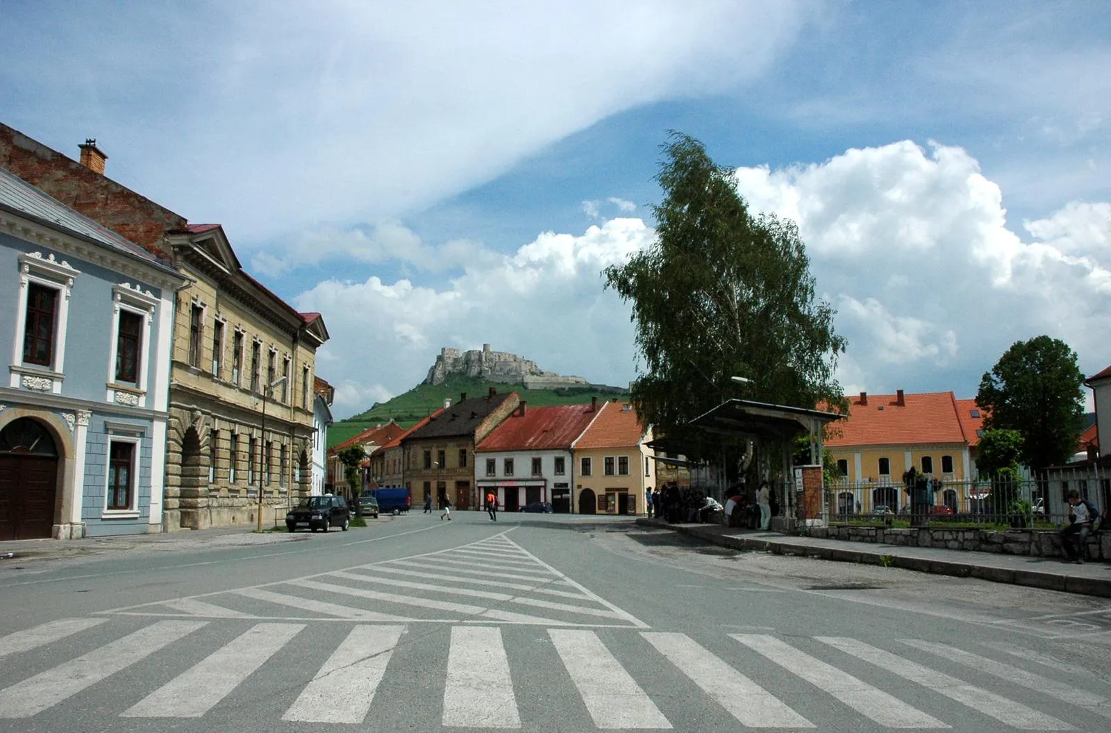 Photo showing: Spišské Podhradie, v pozadí Spišský hrad