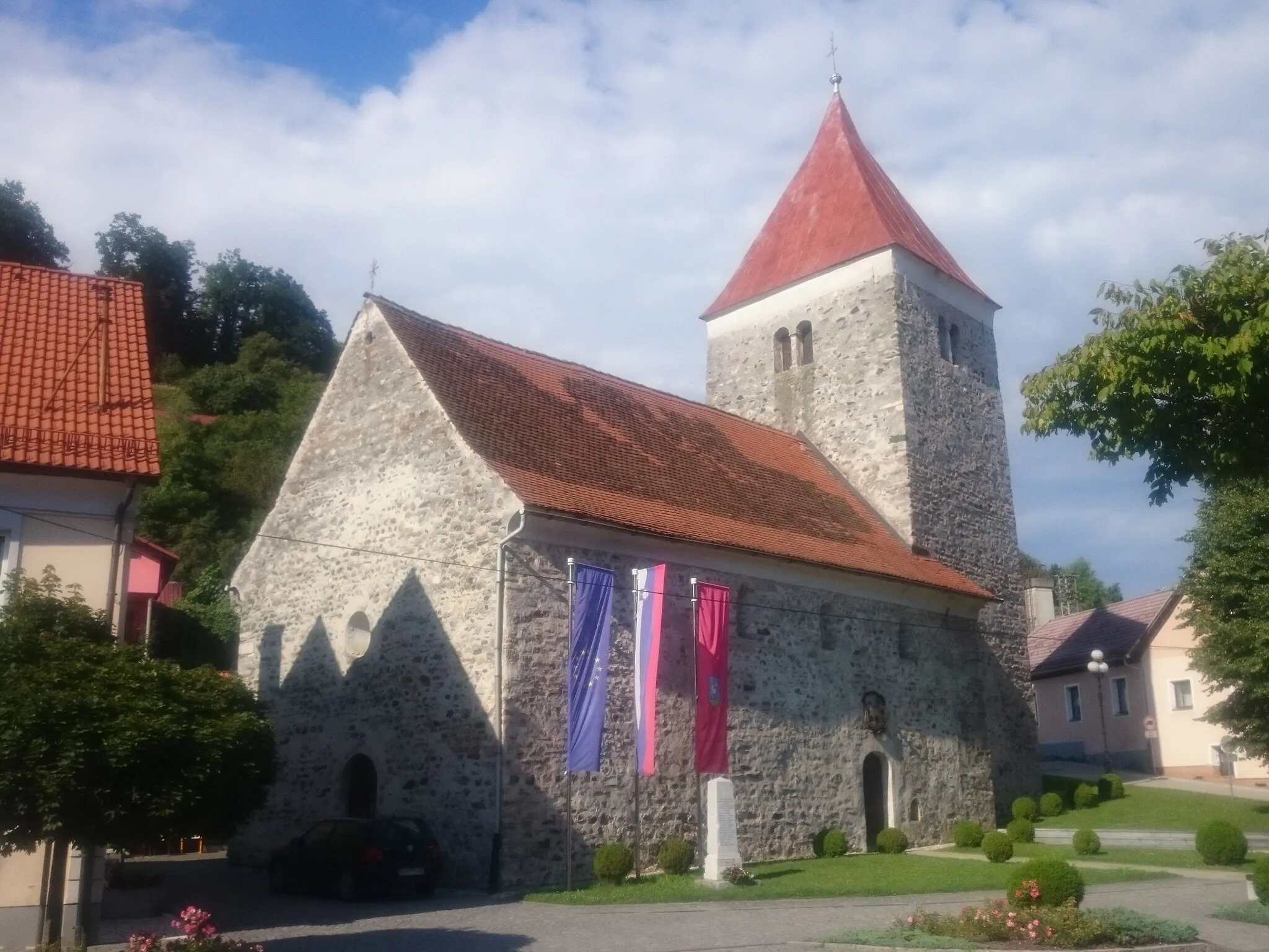 Photo showing: St. Vitus church (sč: cerkev sv. Vida) in Dravograd. More info (in Slovenian only).
