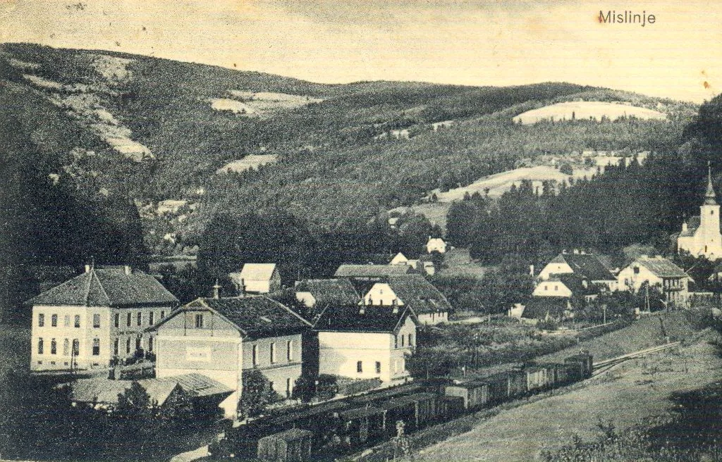 Photo showing: Razglednica Mislinje.