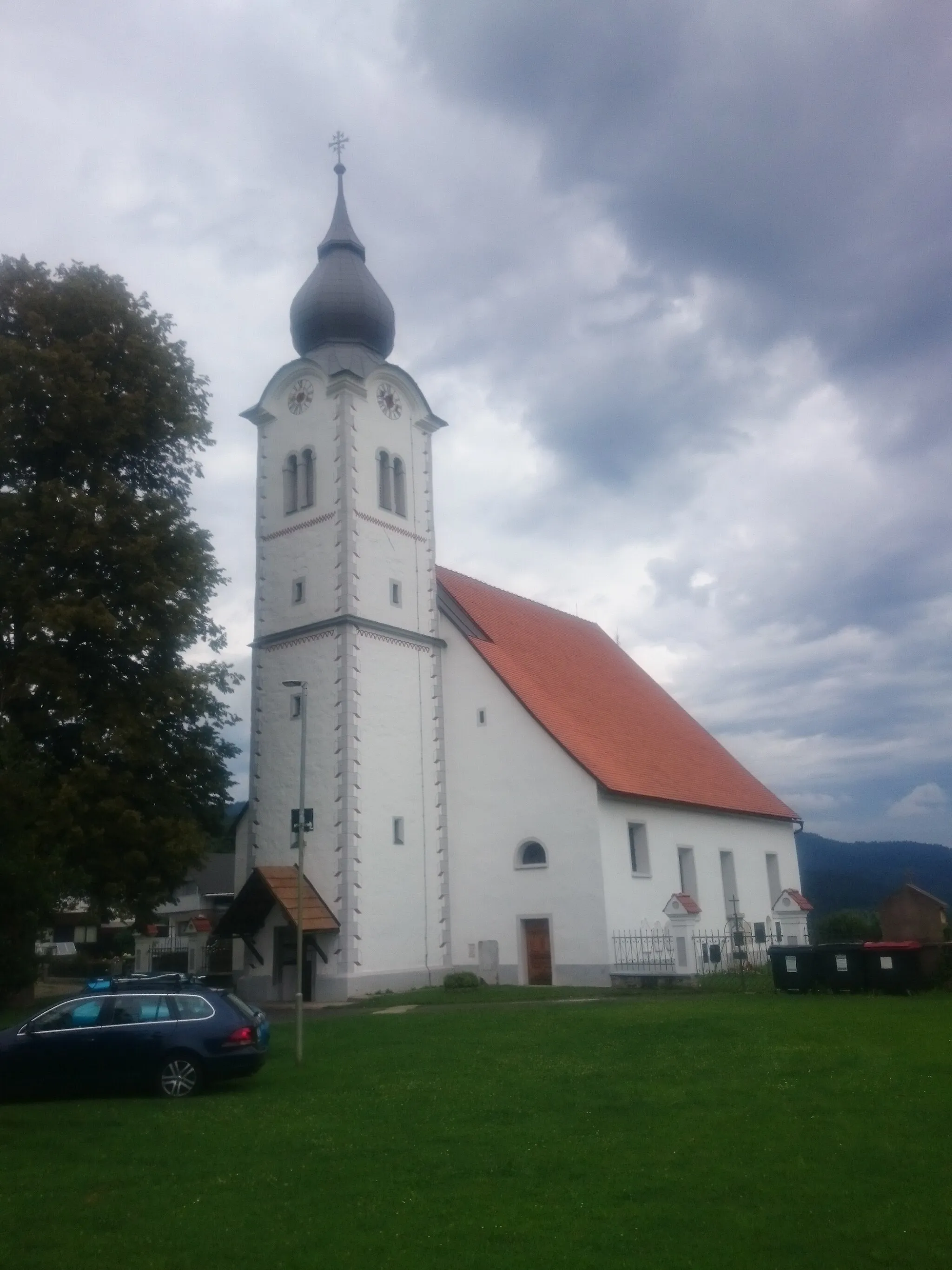 Photo showing: Church of St. Margaret (sl: cerkev sv. Marjete) in (Upper) Muta. More info (in Slovenian only).