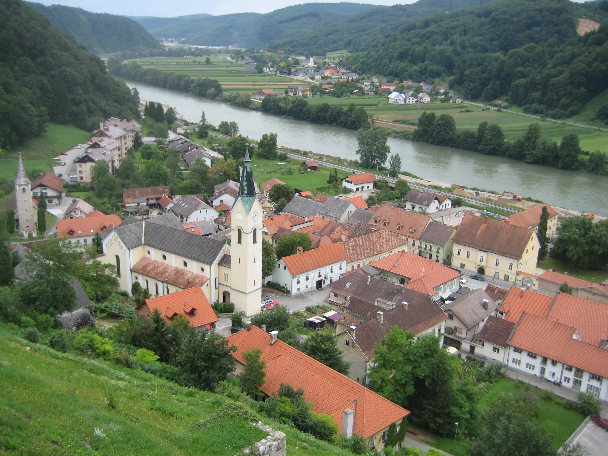 Photo showing: Sevnica, town in Slovenia