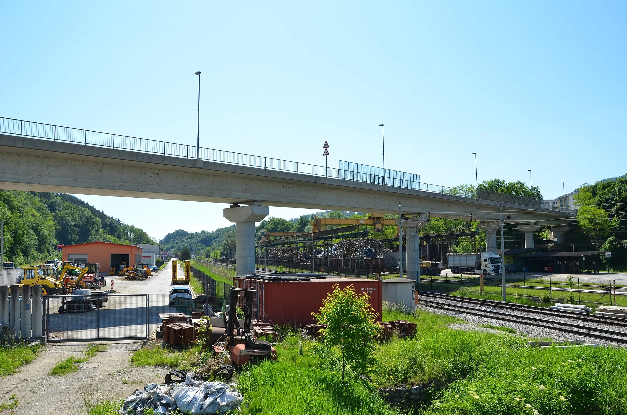Photo showing: Overpass Lipa in Štore, Slovenia, completed in 2008.