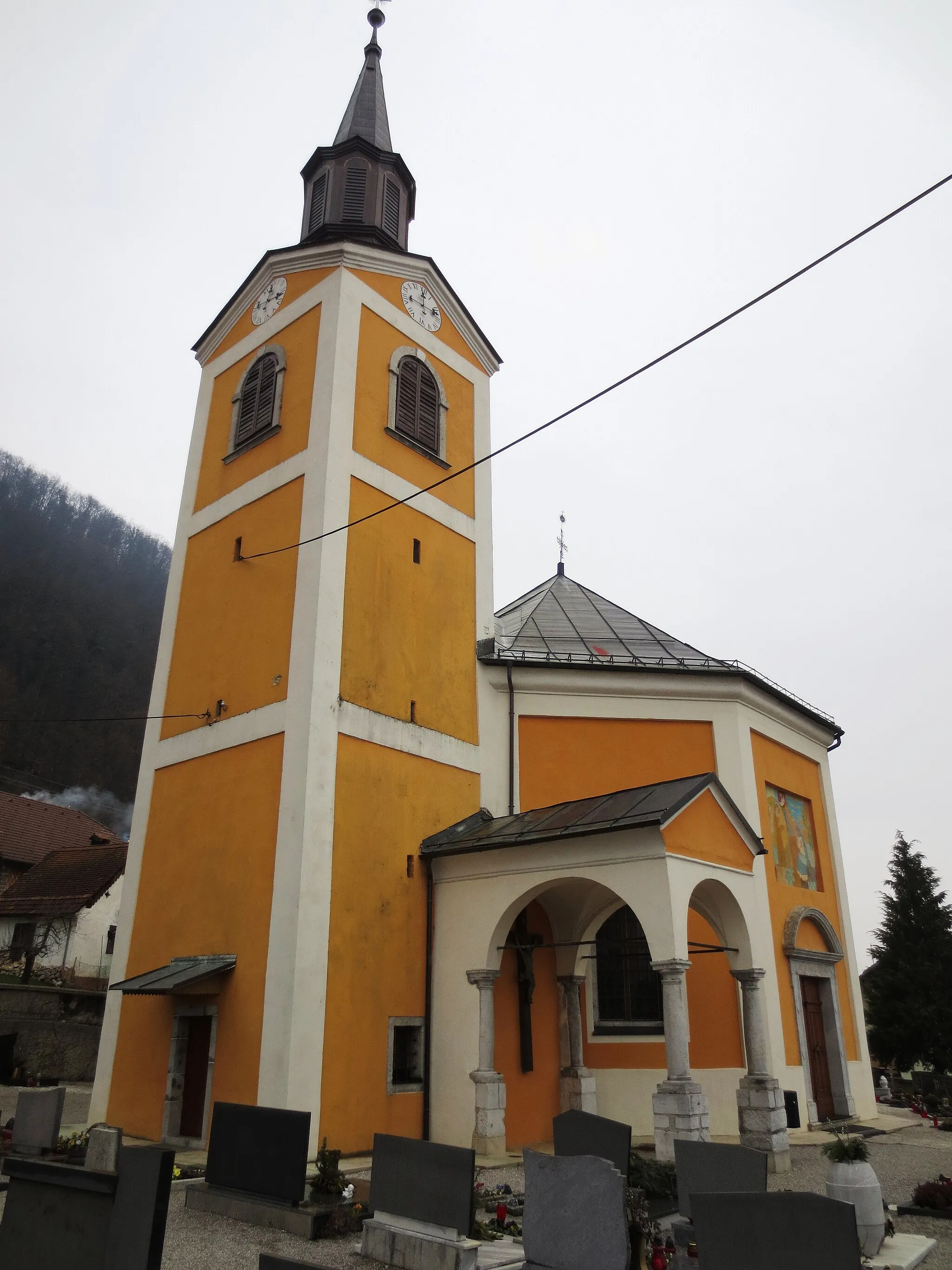 Photo showing: Straža church Assumption of the Mary Mother of God
