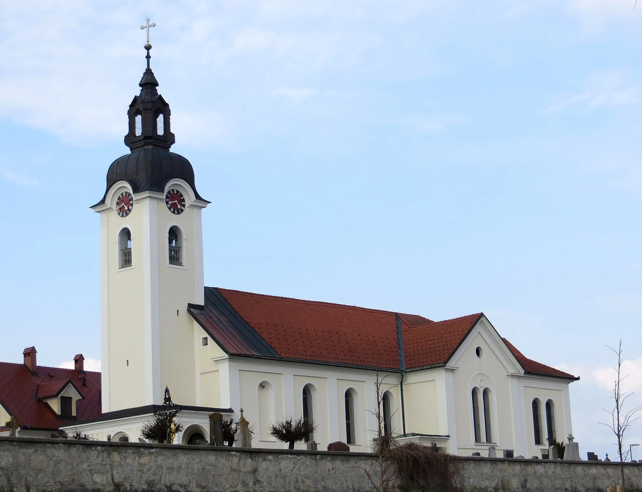 Photo showing: Assumption Church in Domžale, Municipality of Domžale, Slovenia