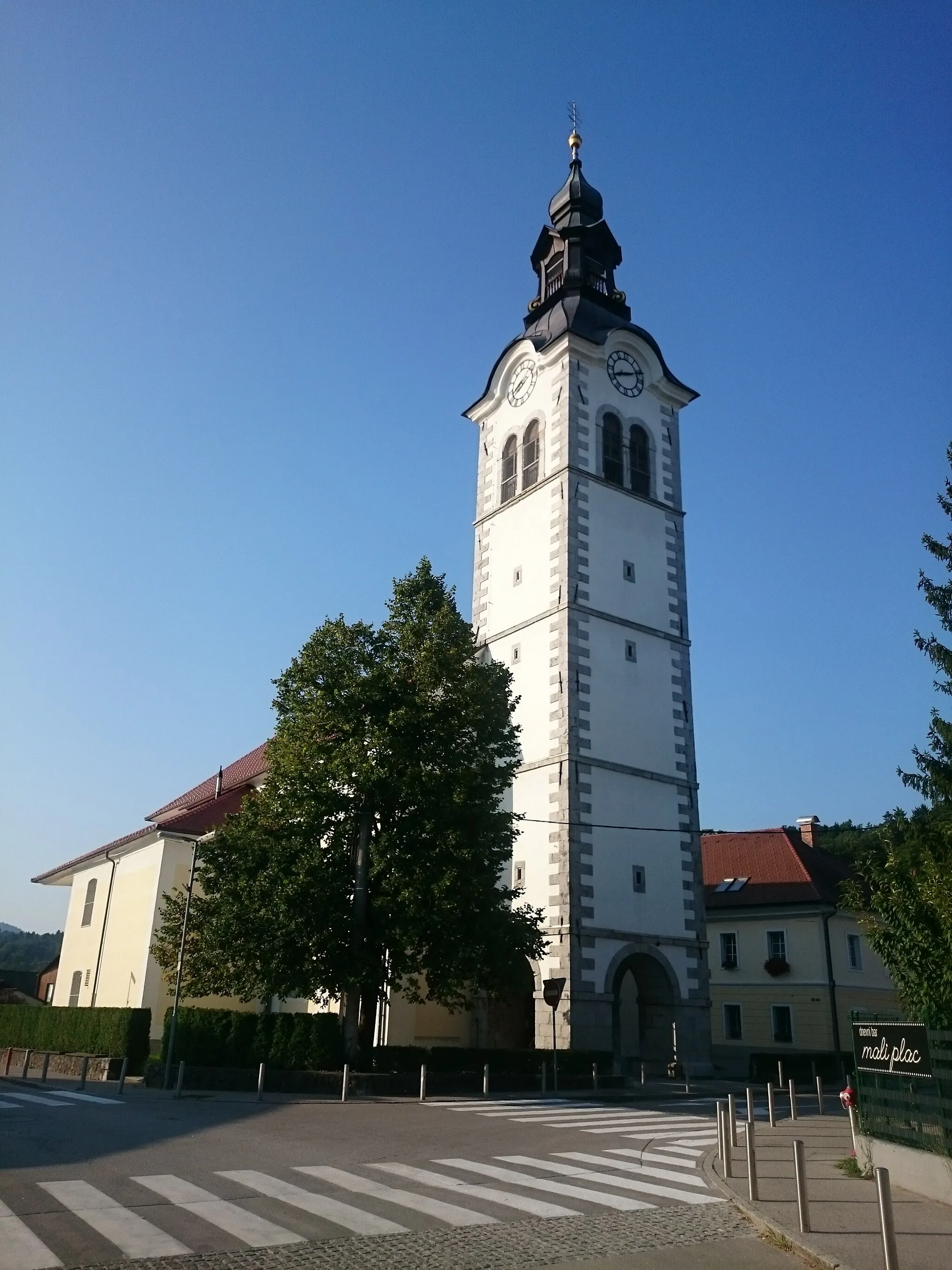 Photo showing: Church of St. Martin in Ig. More info (in Slovenian only).