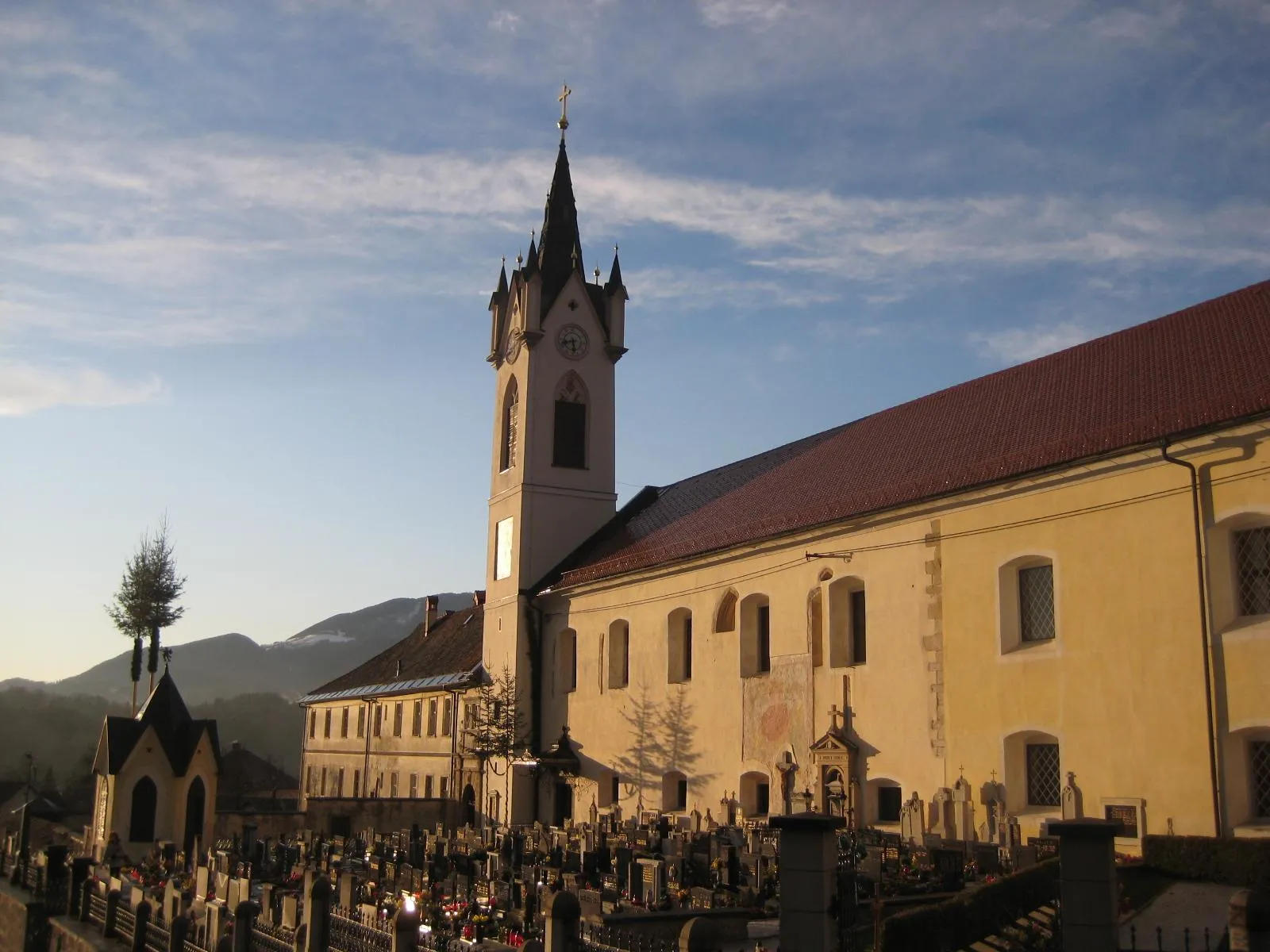 Photo showing: Mekinje monastery near Kamnik, Slovenia