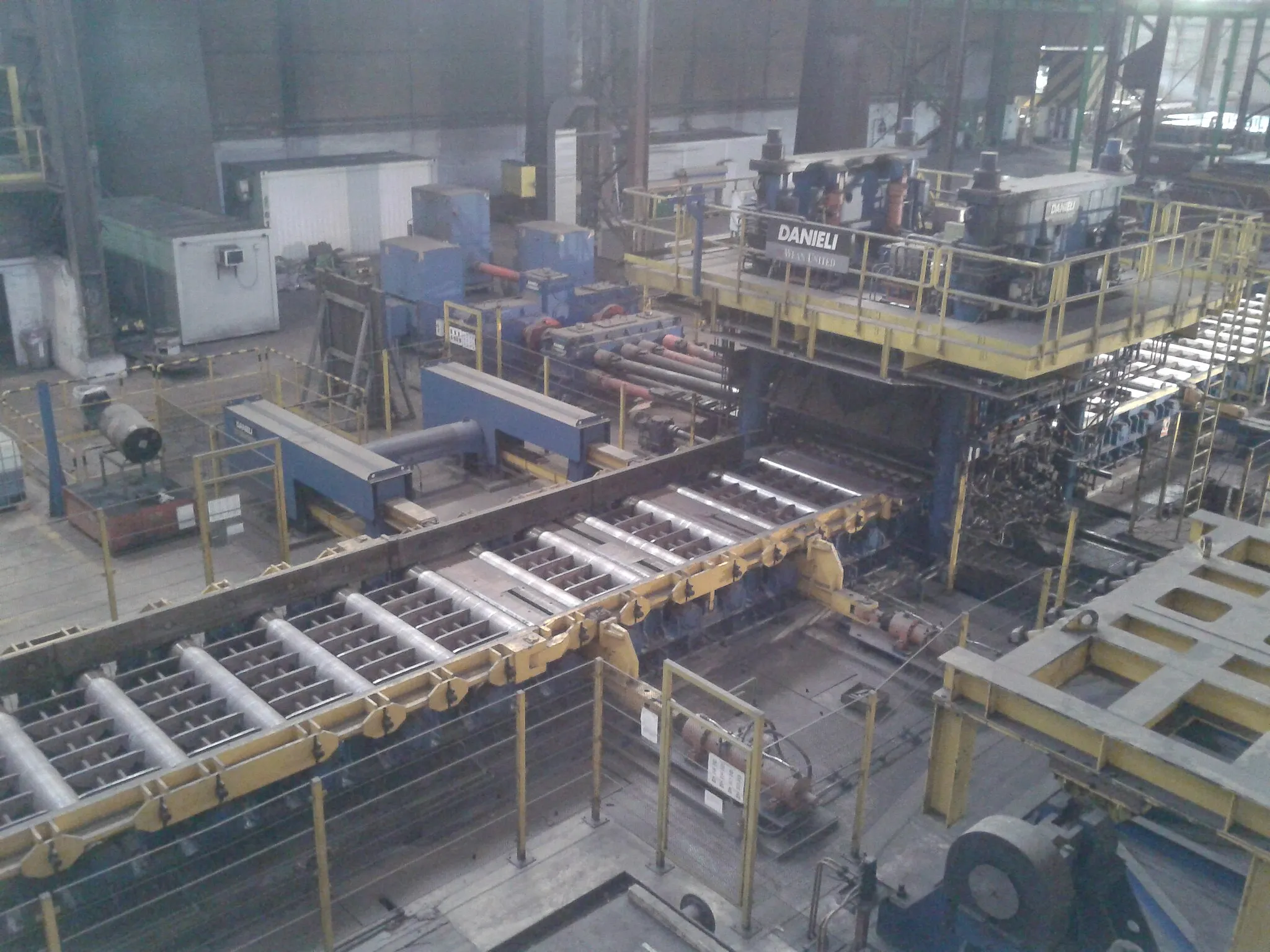 Photo showing: Proizvodnja vroče valjane debele pločevine v Acroni SIJ Jesenice