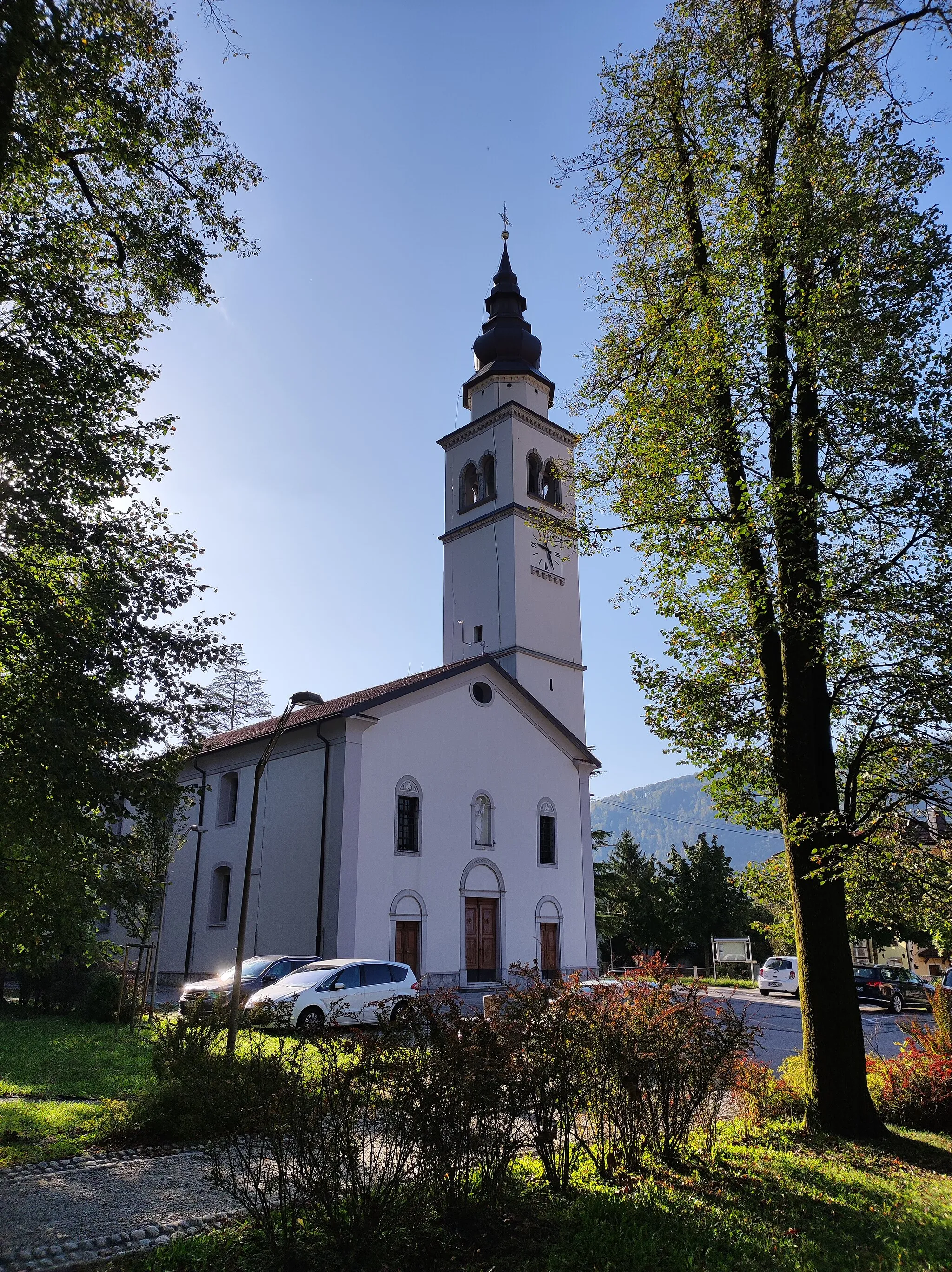 Photo showing: Assumption of Mary church in Tolmin.