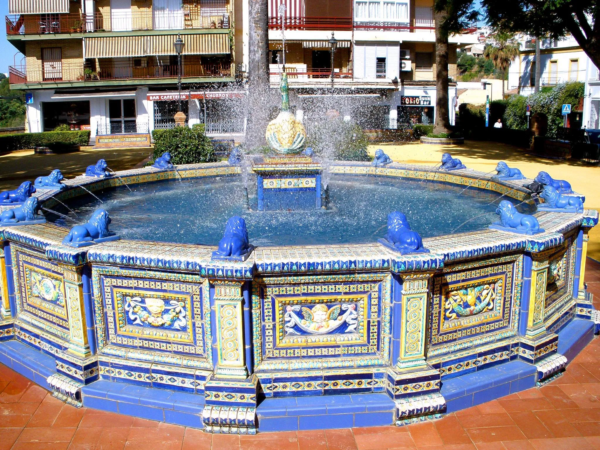 Photo showing: Fuente del Pato, en la Plaza del Duque de Alcalá de Guadaíra (Sevilla)