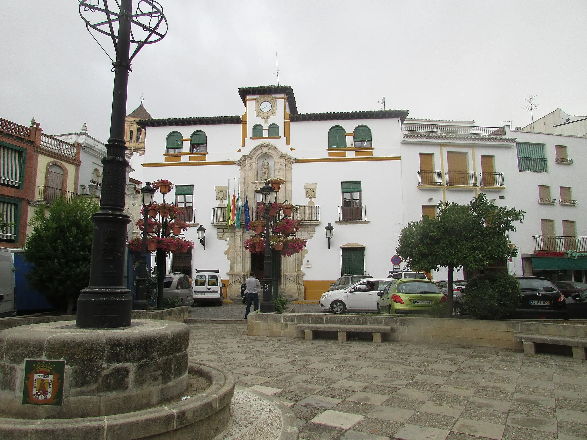 Photo showing: The town hall located on Plaza Veintiocho de Febrero within the town of Alcaudete, Jaén, Andallusia, Spain.