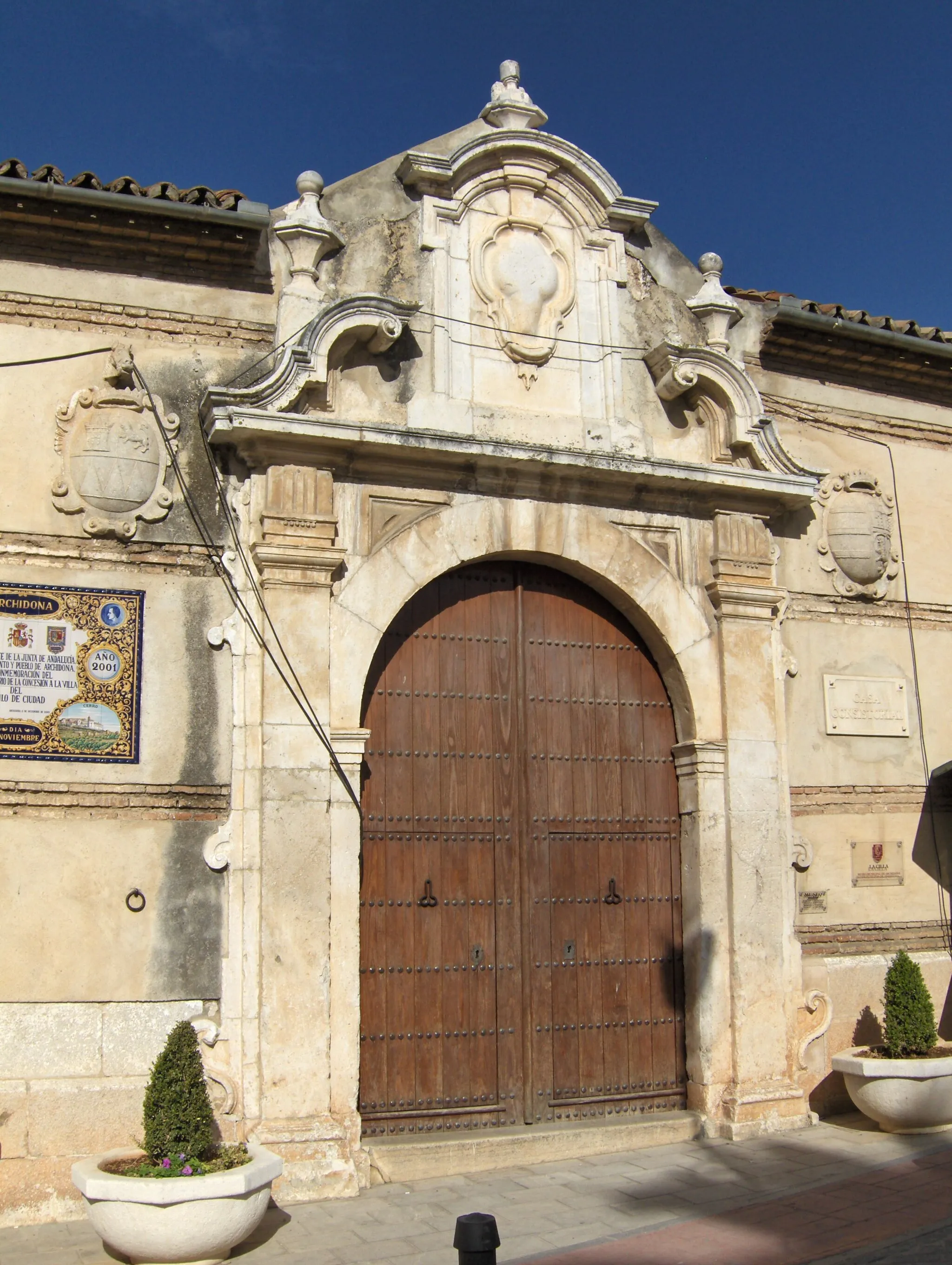 Photo showing: Portada del Edificio de "La Cilla", antiguo ayuntamiento de Archidona, provincia de Málaga, España.