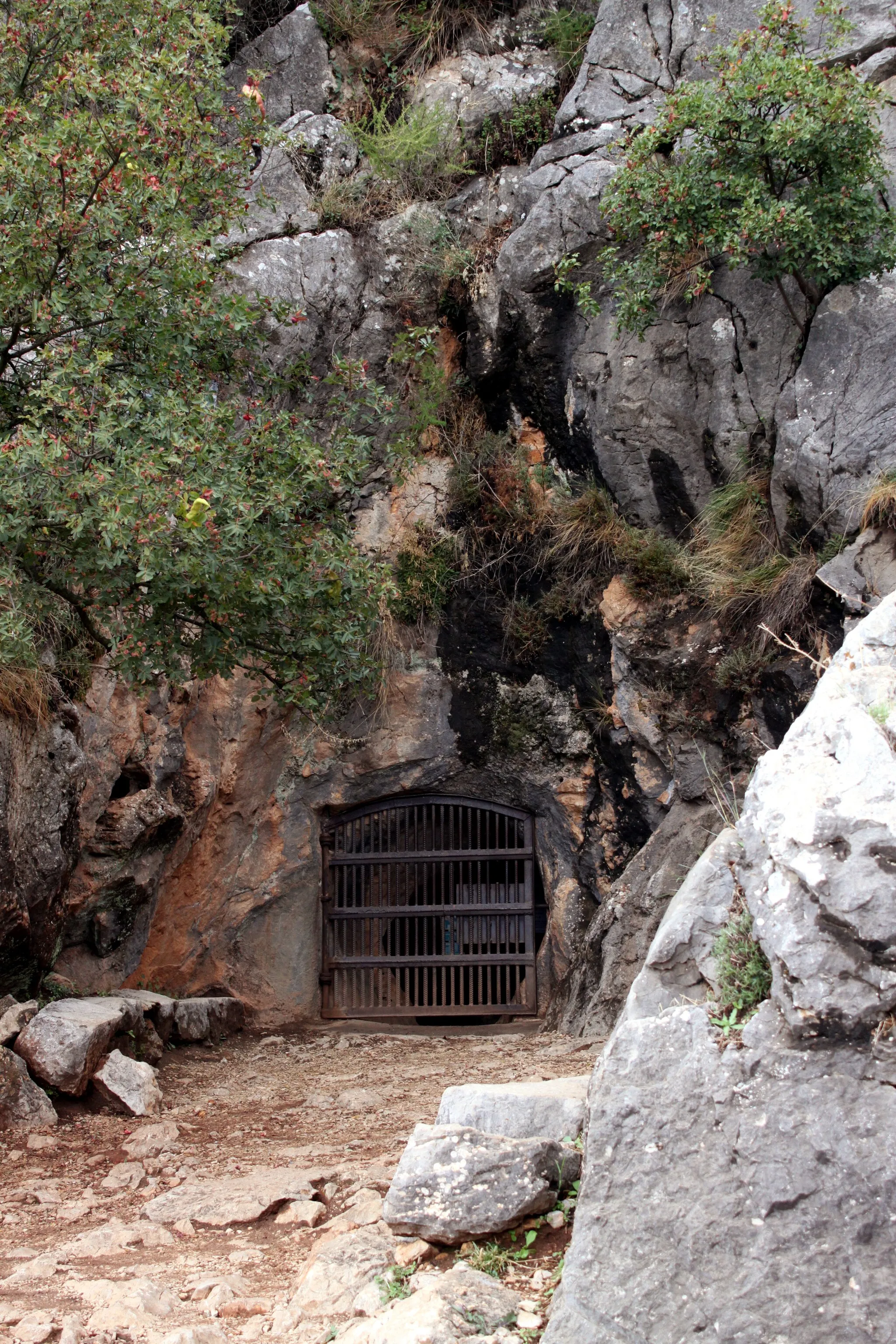 Photo showing: Entrada de la cueva de la Pileta, Benaoján, provincia de Málaga, Andalucía