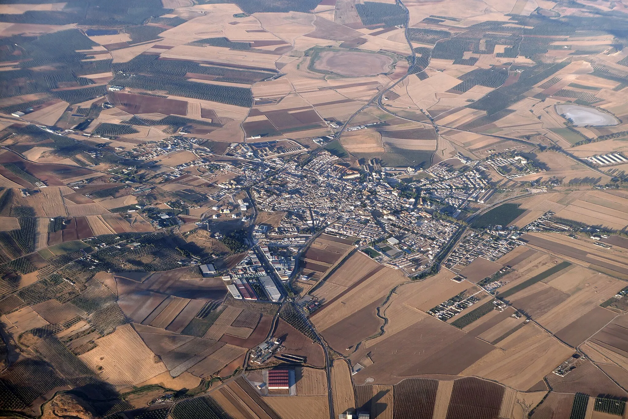 Photo showing: An aerial view of Campillos, a town in Andalusia, Spain.