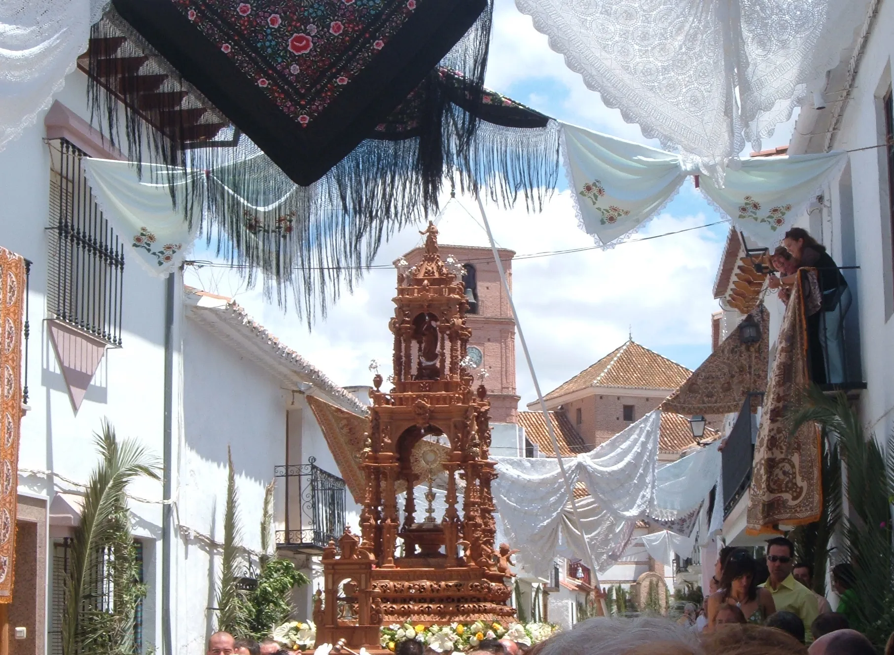 Photo showing: Corpus Christi de Casabermeja. Año 2006.