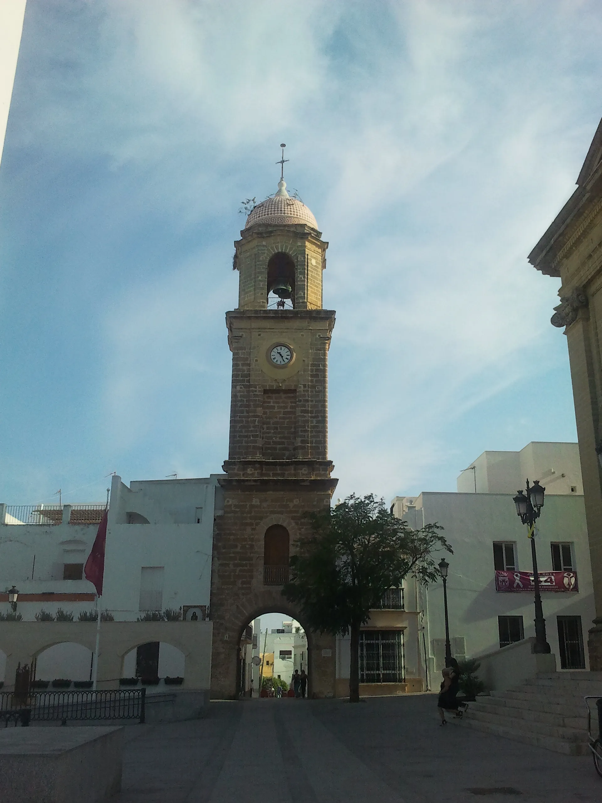 Photo showing: Imagen de la torre del reloj de chiclana de la frontera