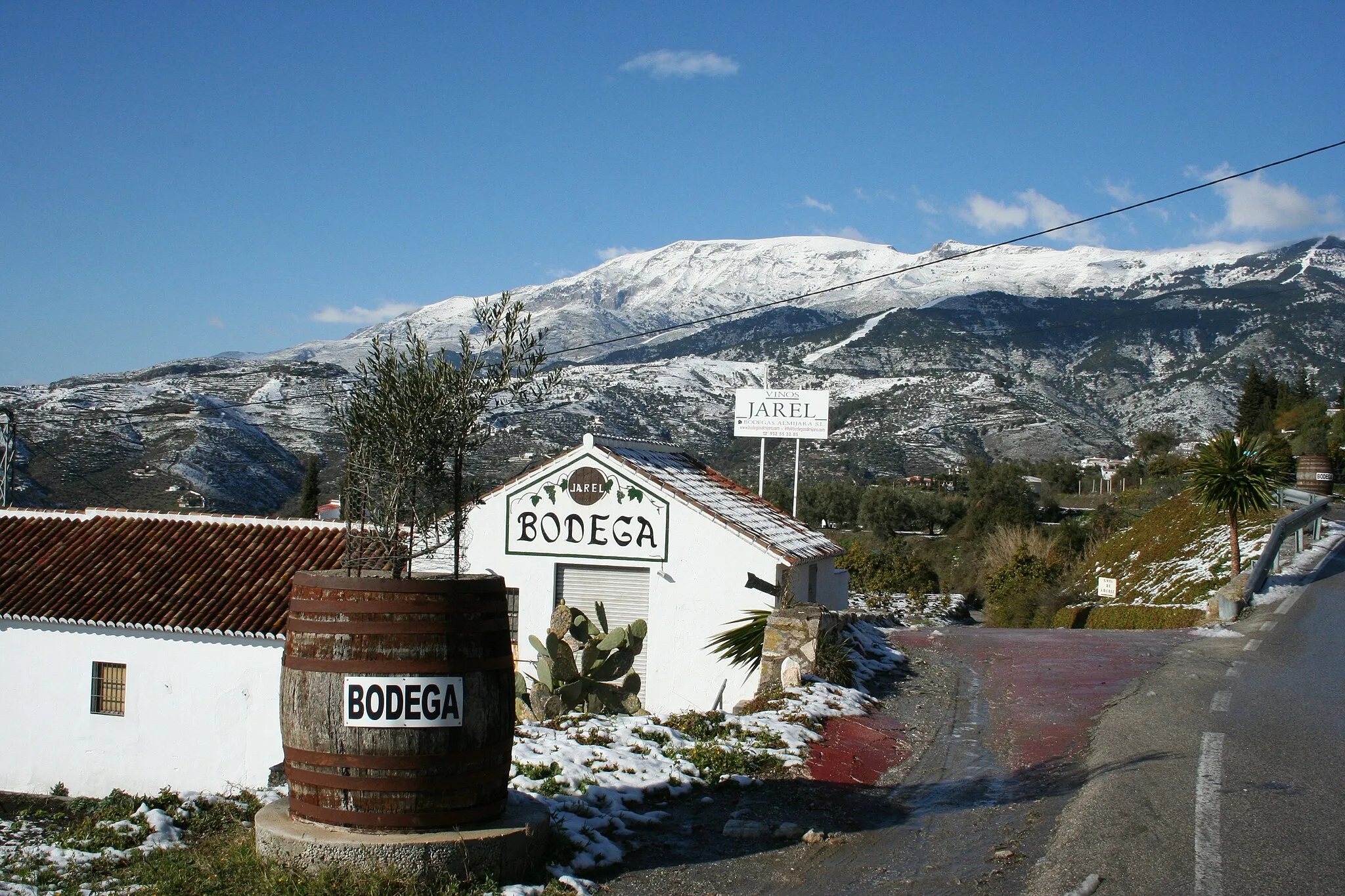 Photo showing: Bodega en Cómpeta, provincia de Málaga, España.
