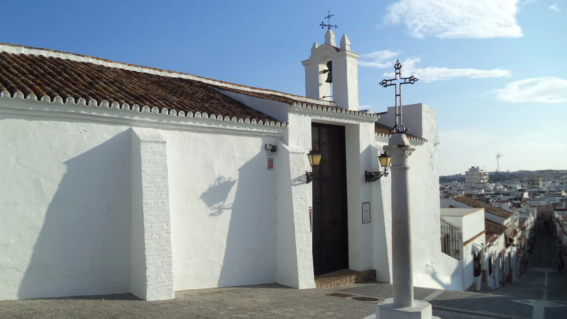 Photo showing: Ermita de San Juan Bautista en el cerro de Coria del Río