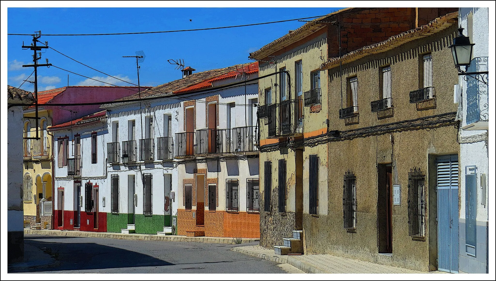 Photo showing: Houses in Cortes de Baza