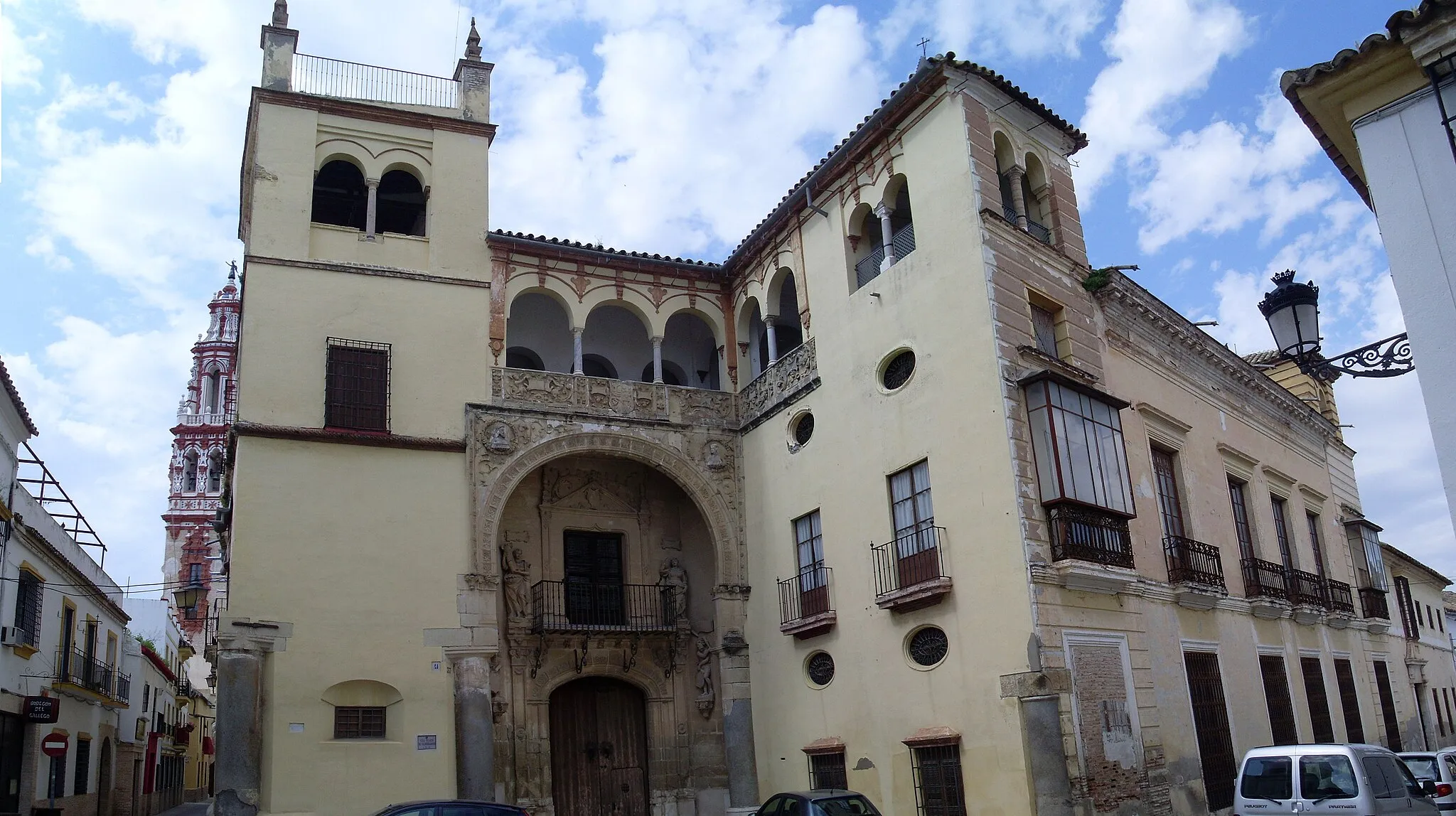 Photo showing: Fachada del palacio de Valdehermoso (Écija).