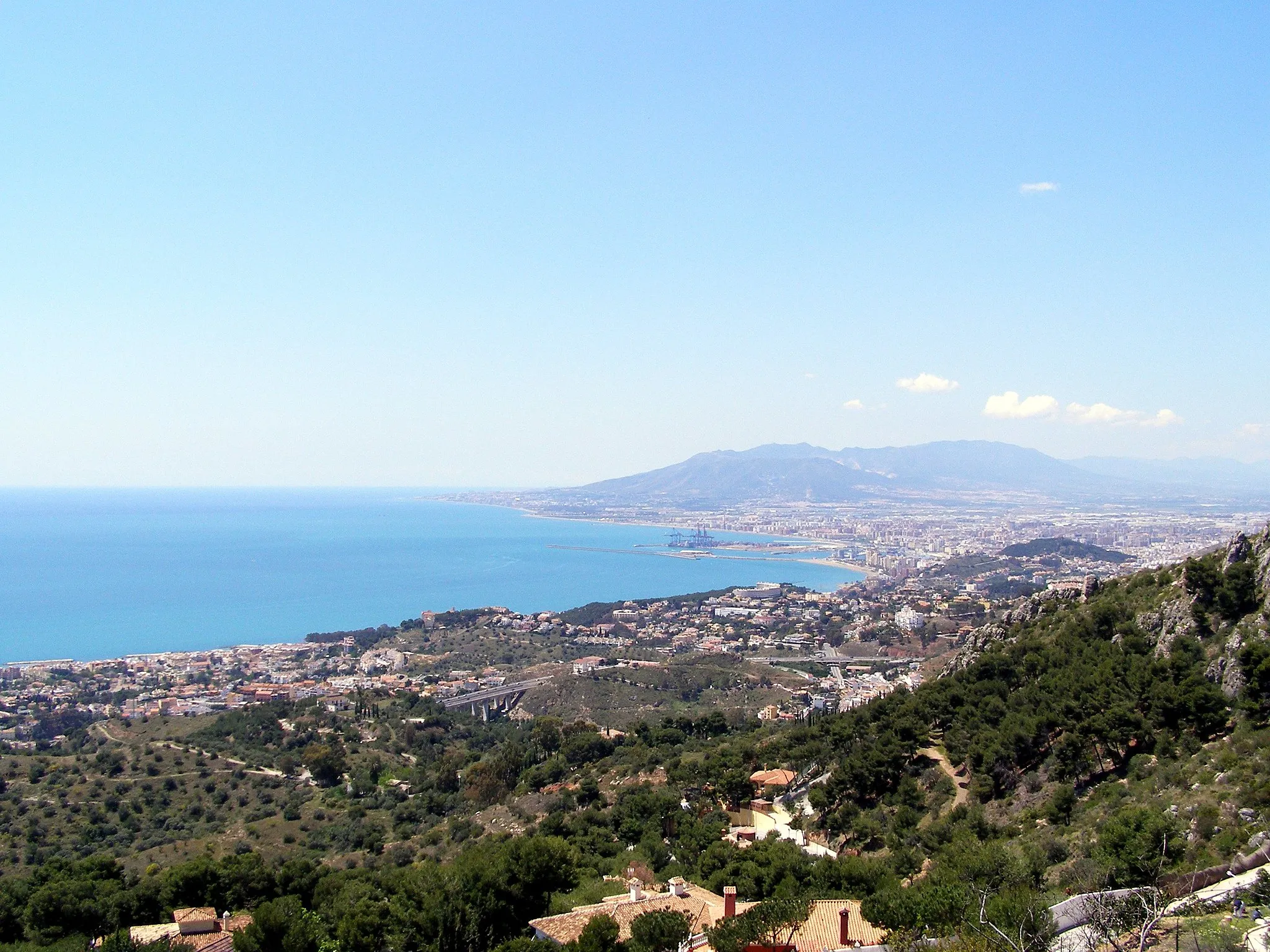 Photo showing: Bay of Málaga, Andalusia, Spain