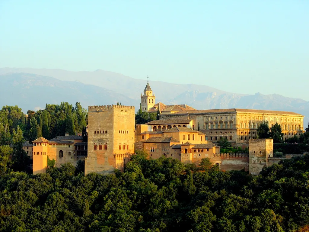 Photo showing: View of the Alhambra, Granada, Spain