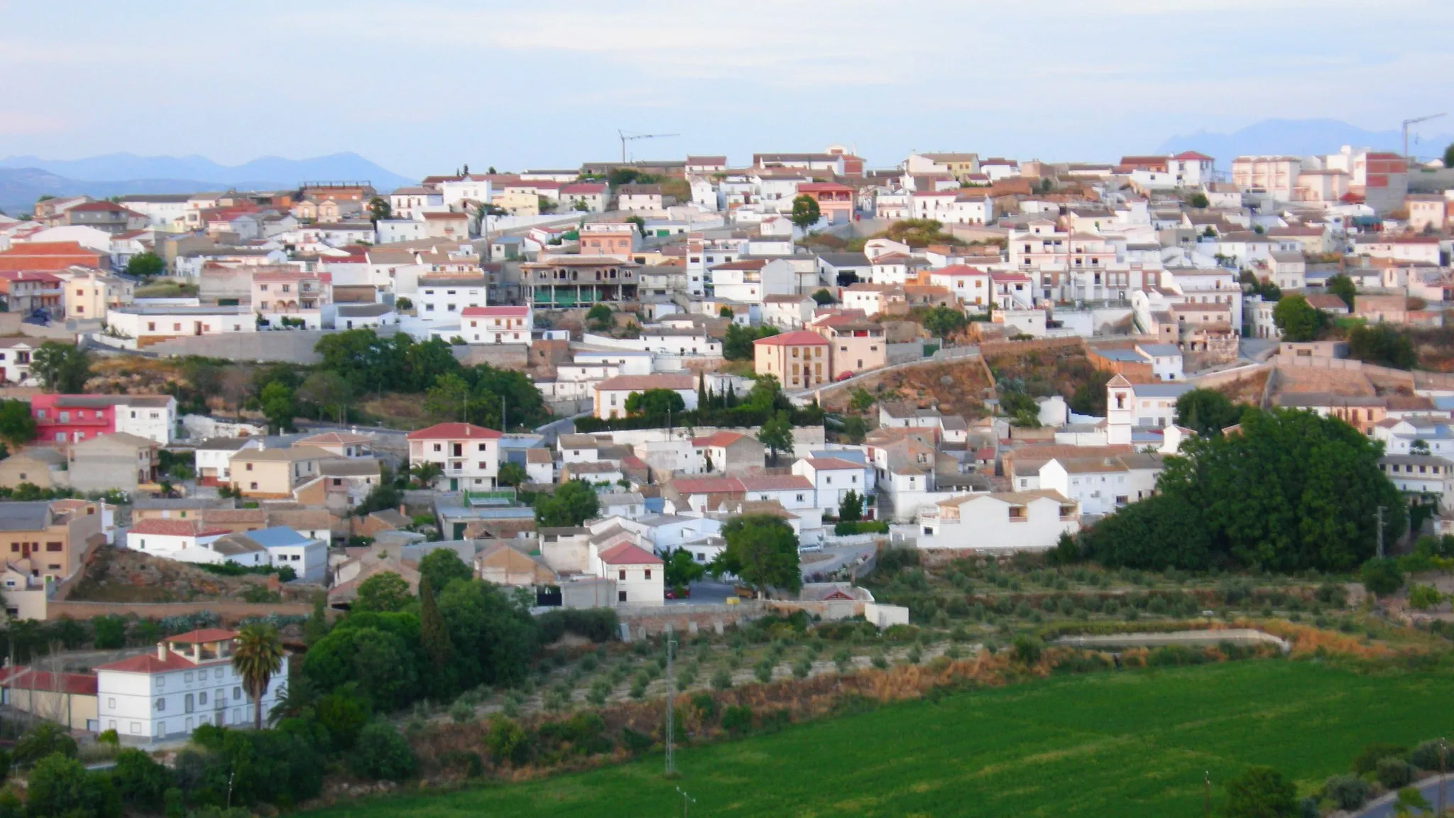 Photo showing: Vista de la localidad de Moraleda de Zafayona, en la provincia de Granada (España)
