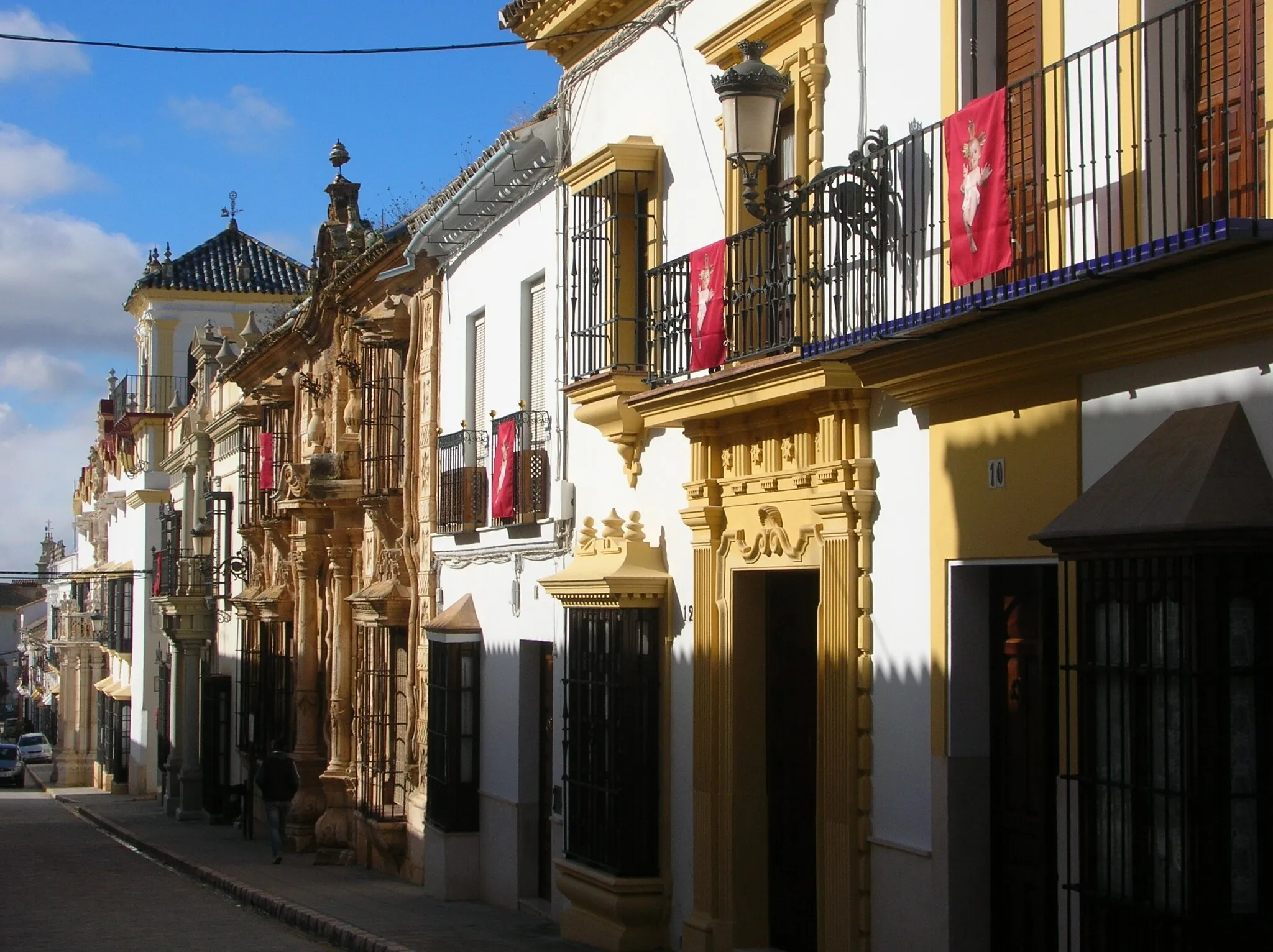 Photo showing: La Rue San Pedro d'Osuna (Andalousie, Espagne)