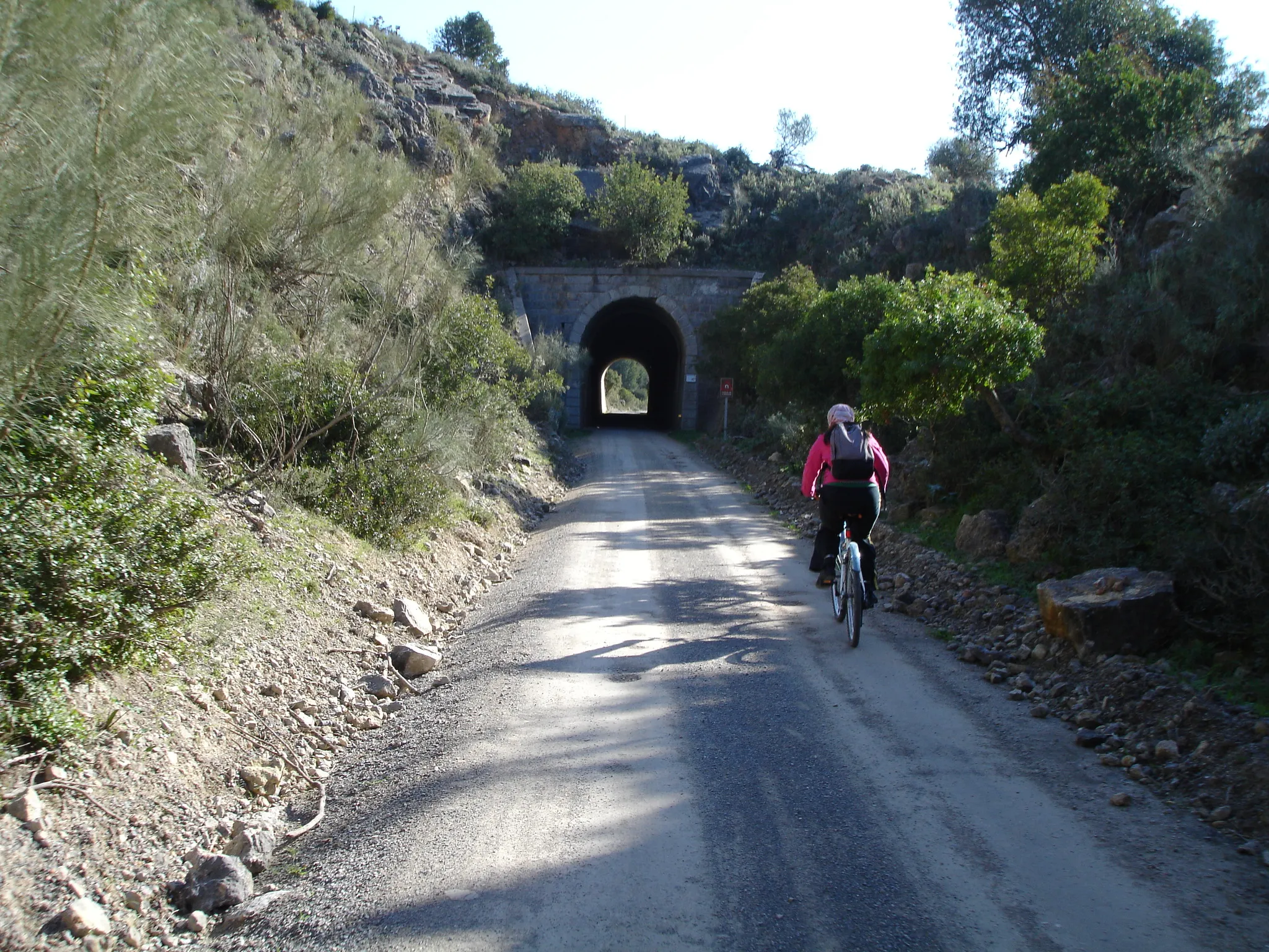 Photo showing: Túnel en la Vía Verde